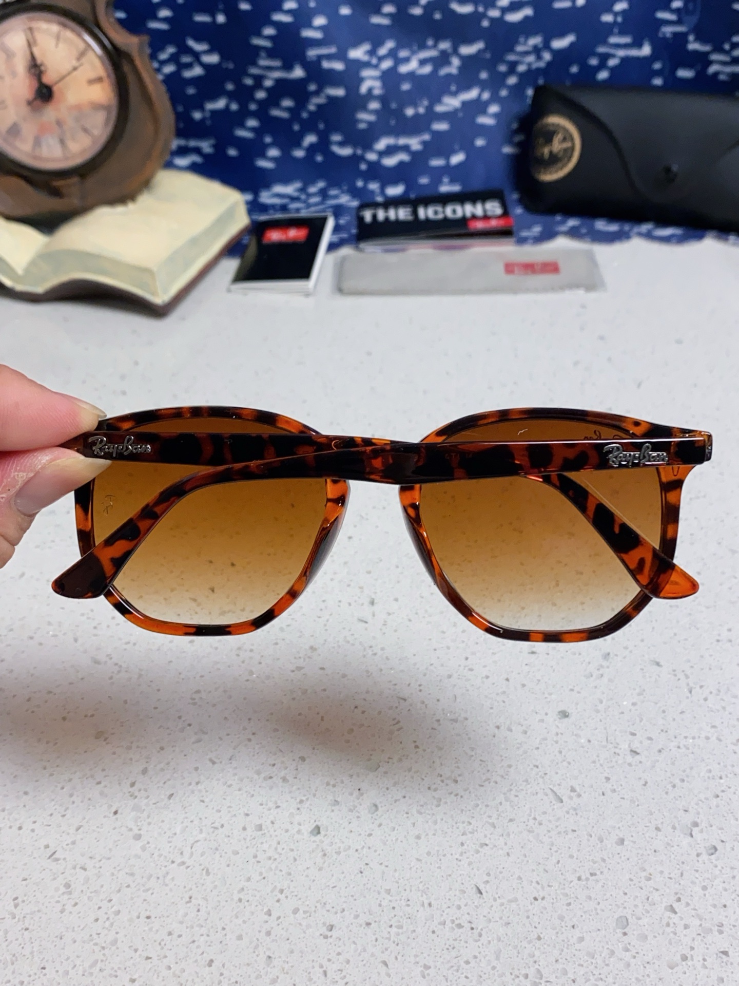  RayBan雷朋 2025新款太阳镜不规则多边形眼镜大框防晒 男女墨镜 RB4306