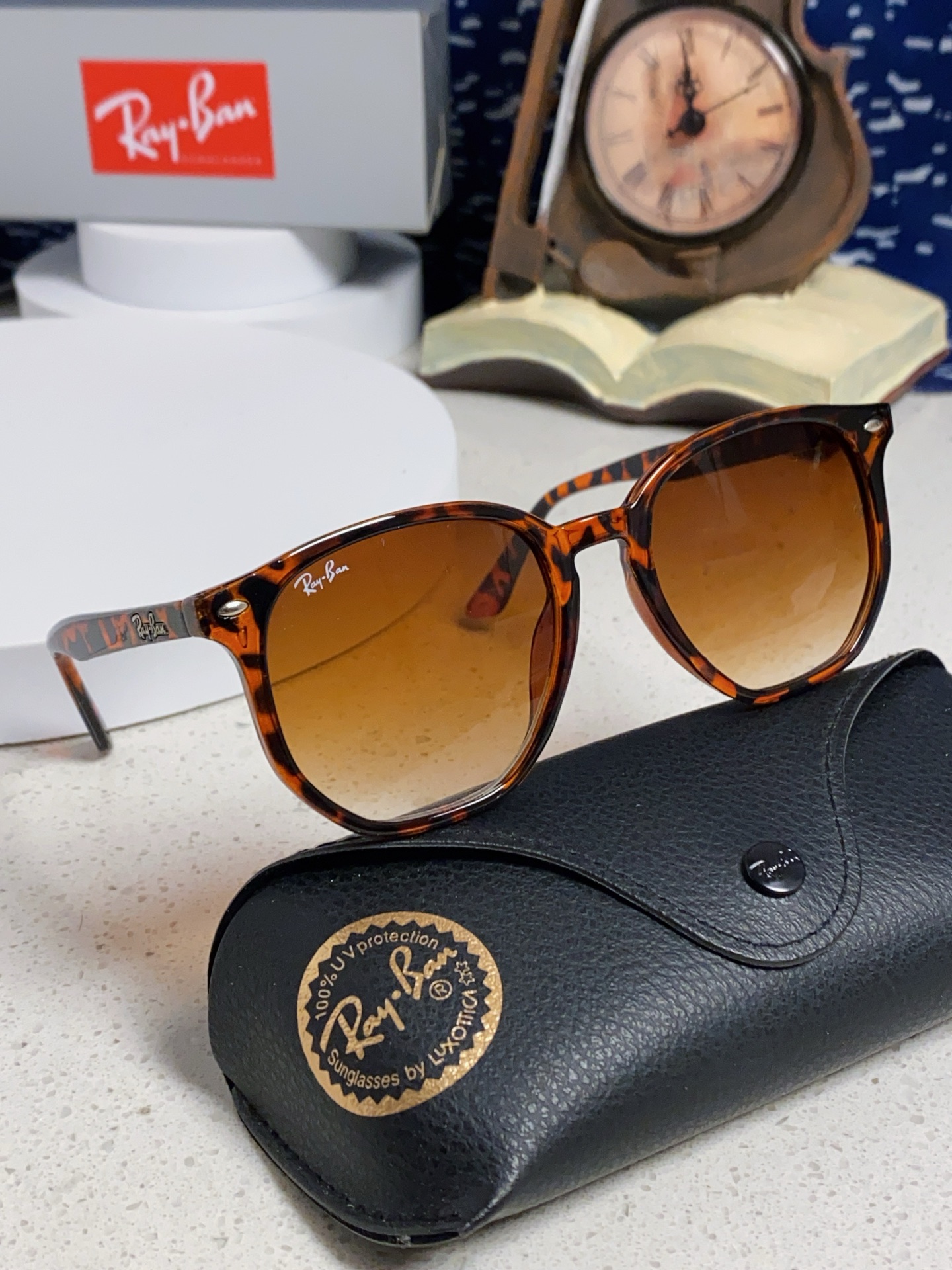  RayBan雷朋 2025新款太阳镜不规则多边形眼镜大框防晒 男女墨镜 RB4306