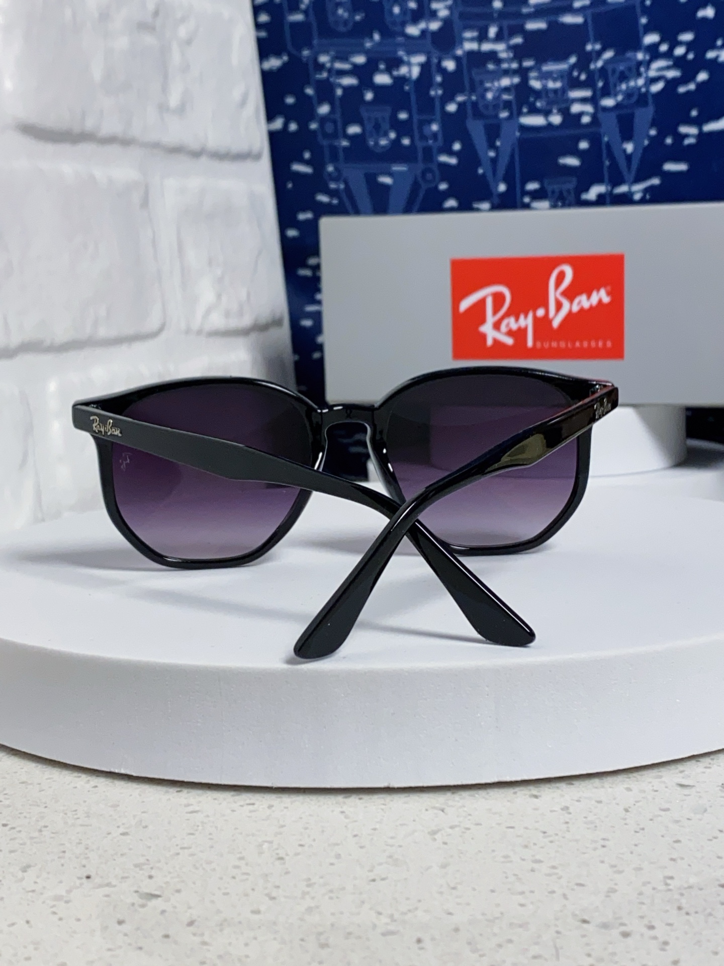  RayBan雷朋 2025新款太阳镜不规则多边形眼镜大框防晒 男女墨镜 RB4306