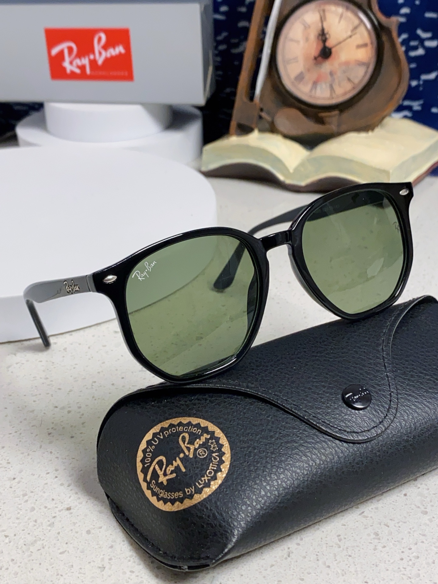  RayBan雷朋 2025新款太阳镜不规则多边形眼镜大框防晒 男女墨镜 RB4306