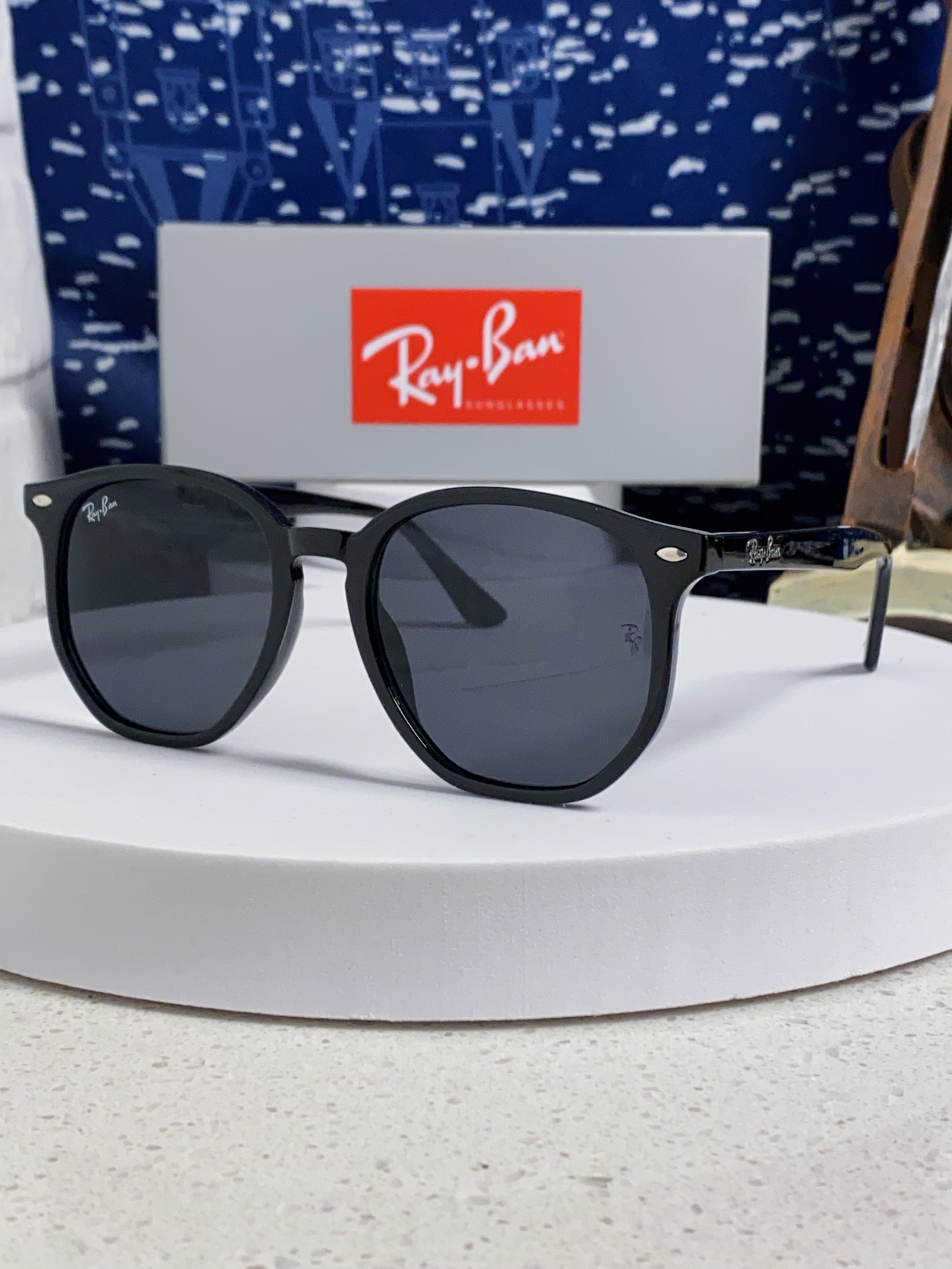 RayBan雷朋 2025新款太阳镜不规则多边形眼镜大框防晒 男女墨镜 RB4306
