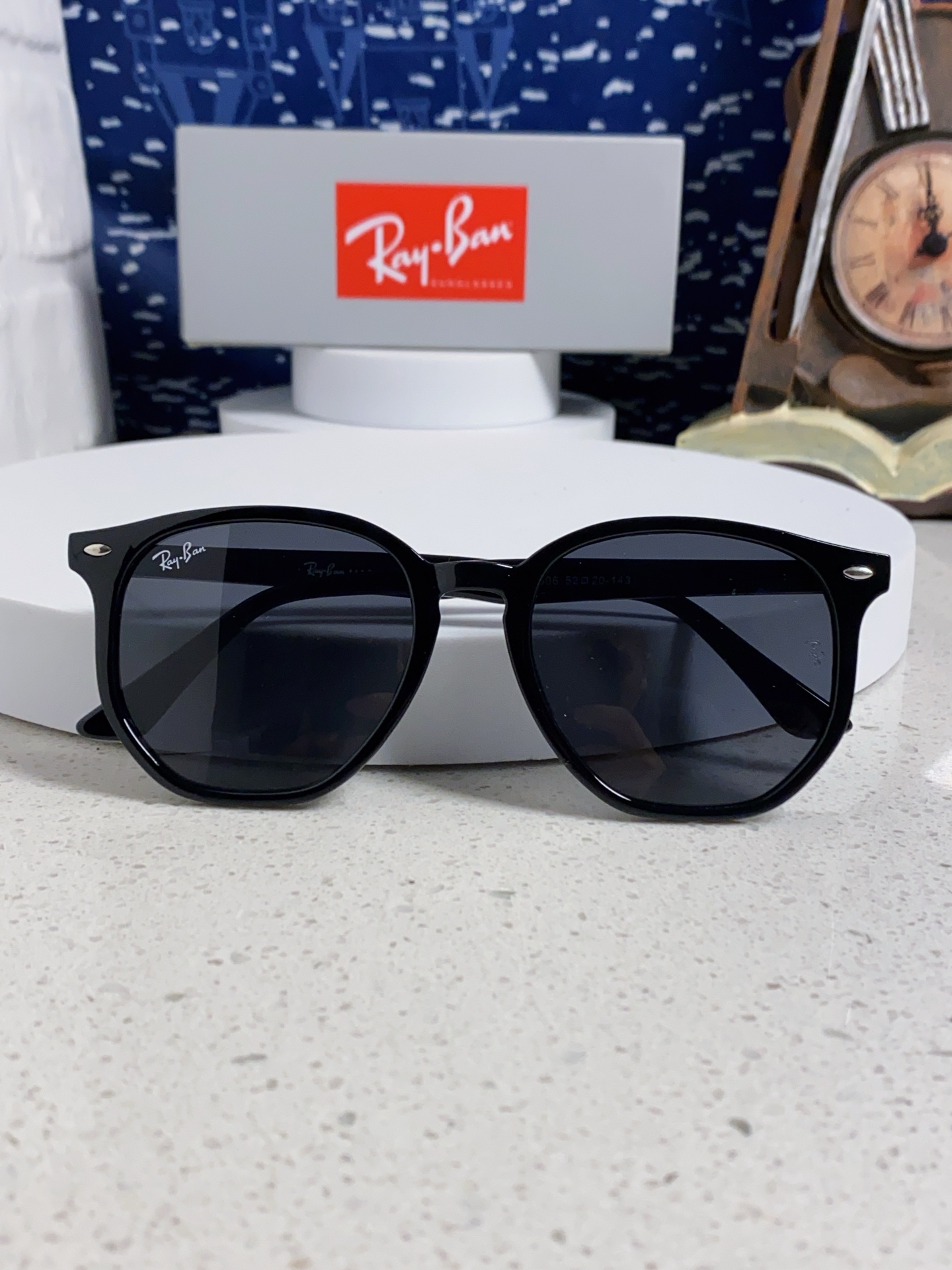  RayBan雷朋 2025新款太阳镜不规则多边形眼镜大框防晒 男女墨镜 RB4306
