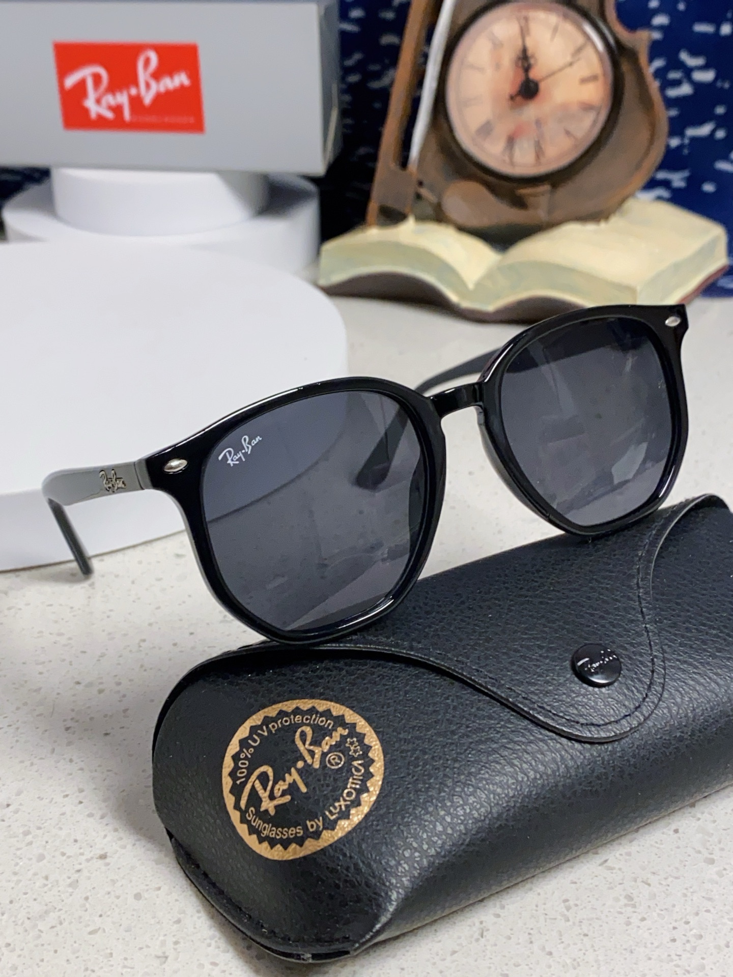  RayBan雷朋 2025新款太阳镜不规则多边形眼镜大框防晒 男女墨镜 RB4306