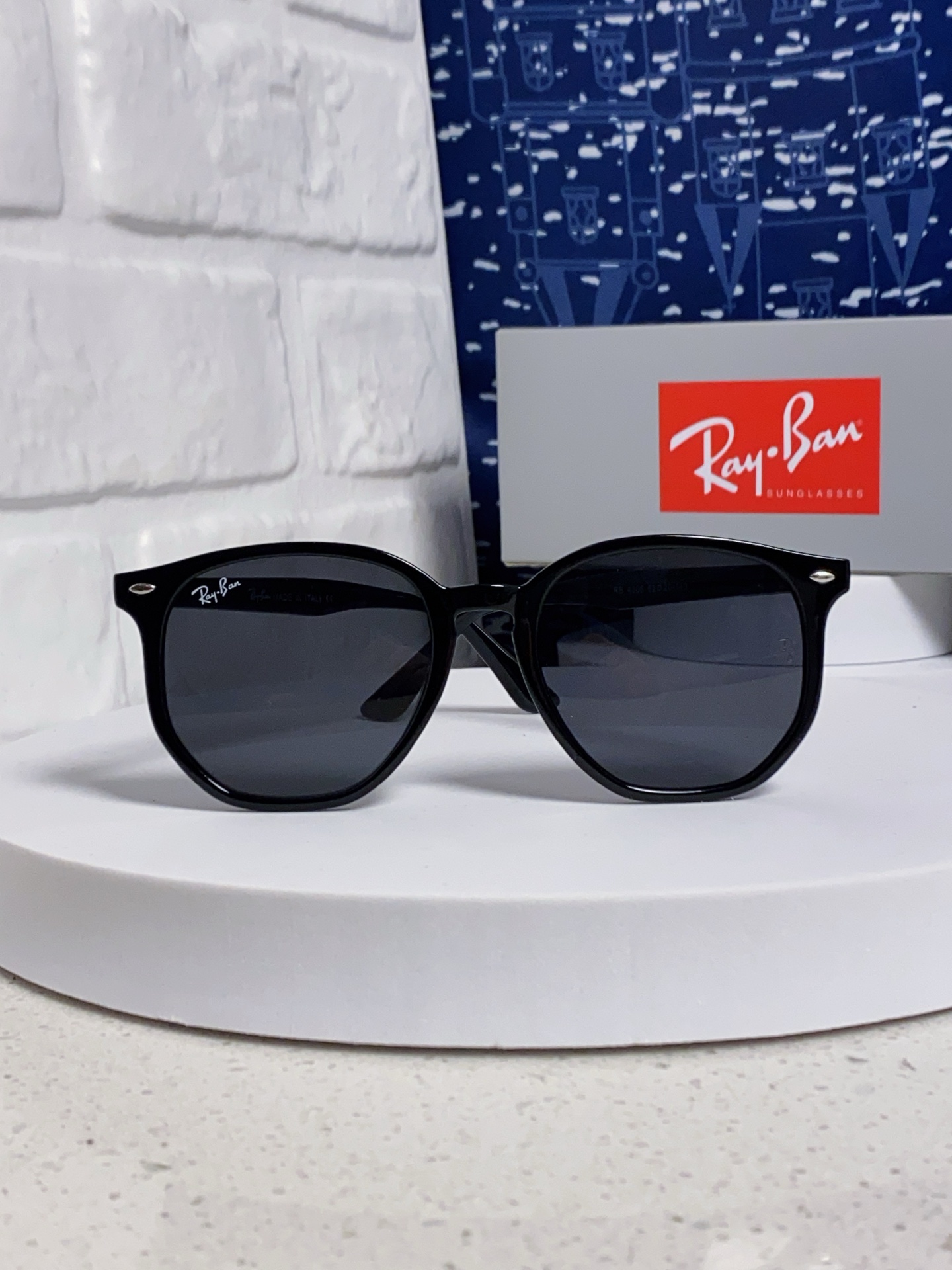  RayBan雷朋 2025新款太阳镜不规则多边形眼镜大框防晒 男女墨镜 RB4306