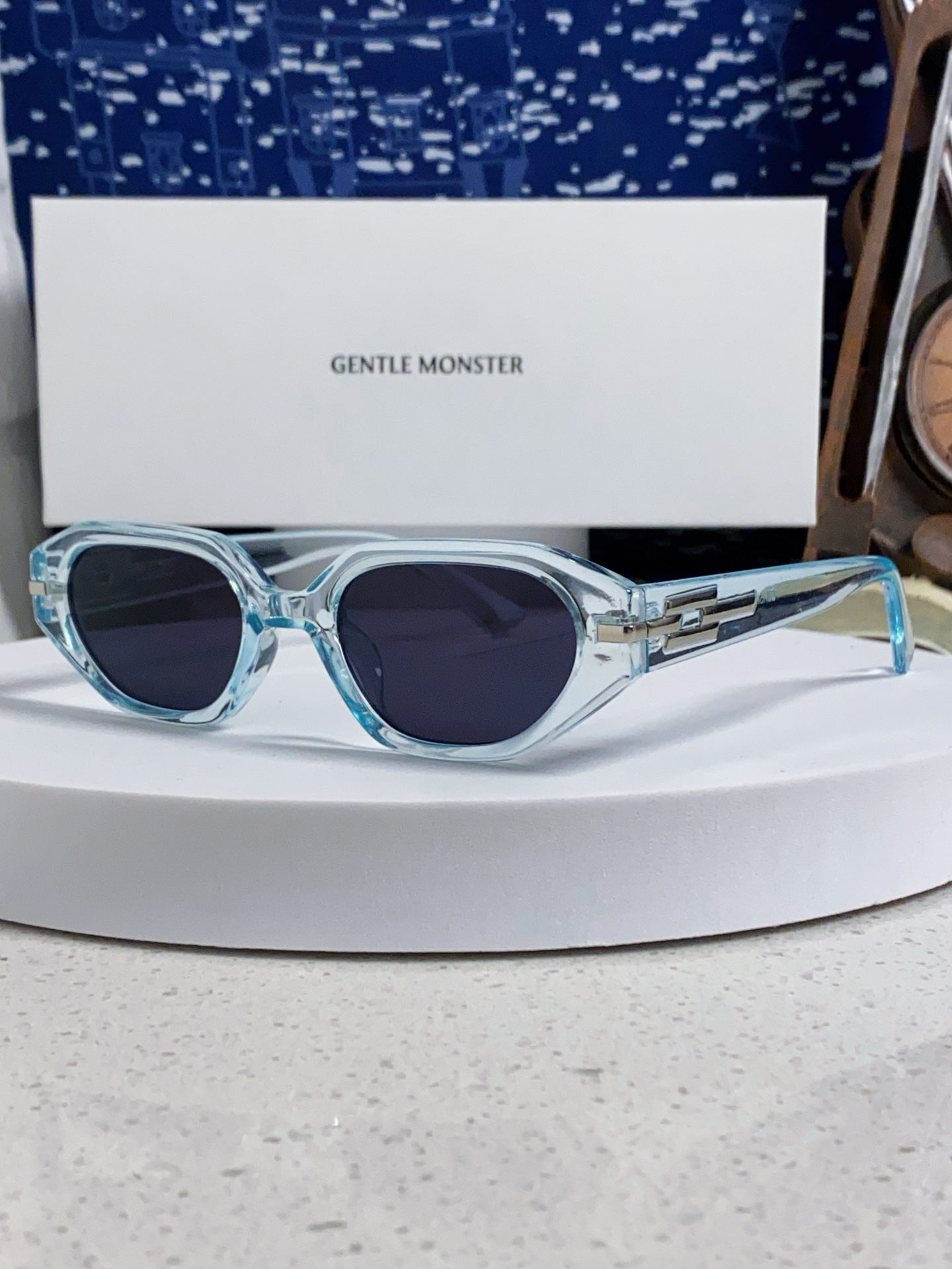   Gentle Moster(GM)  2025新款韩版潮个性墨镜蔡徐坤同款情侣网红街拍高级感ins猫
