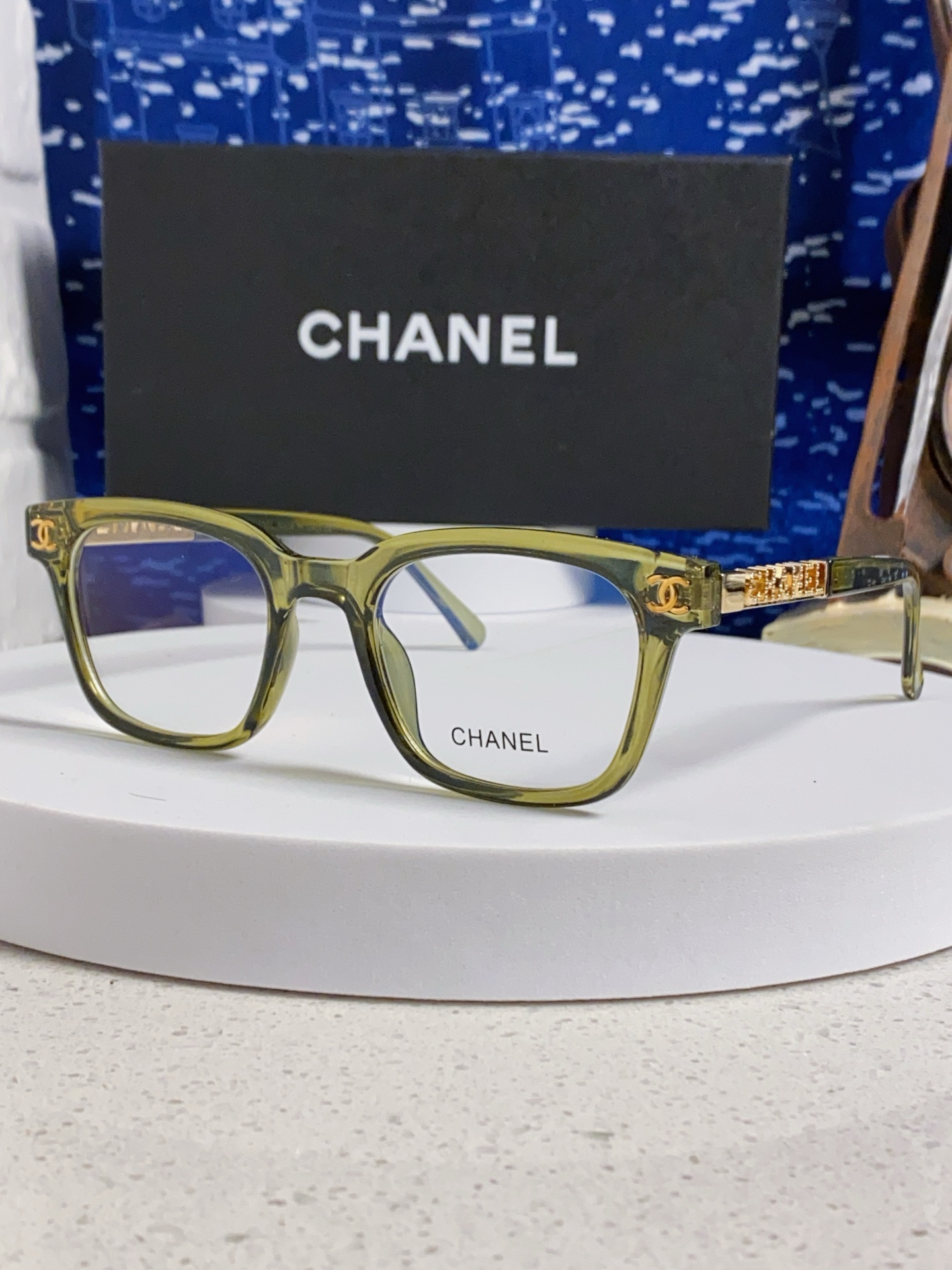  Chanel香奈儿 2025新款复古小香风眼镜近视男女黑框素颜神器显脸小防蓝光墨镜镜架太阳镜 