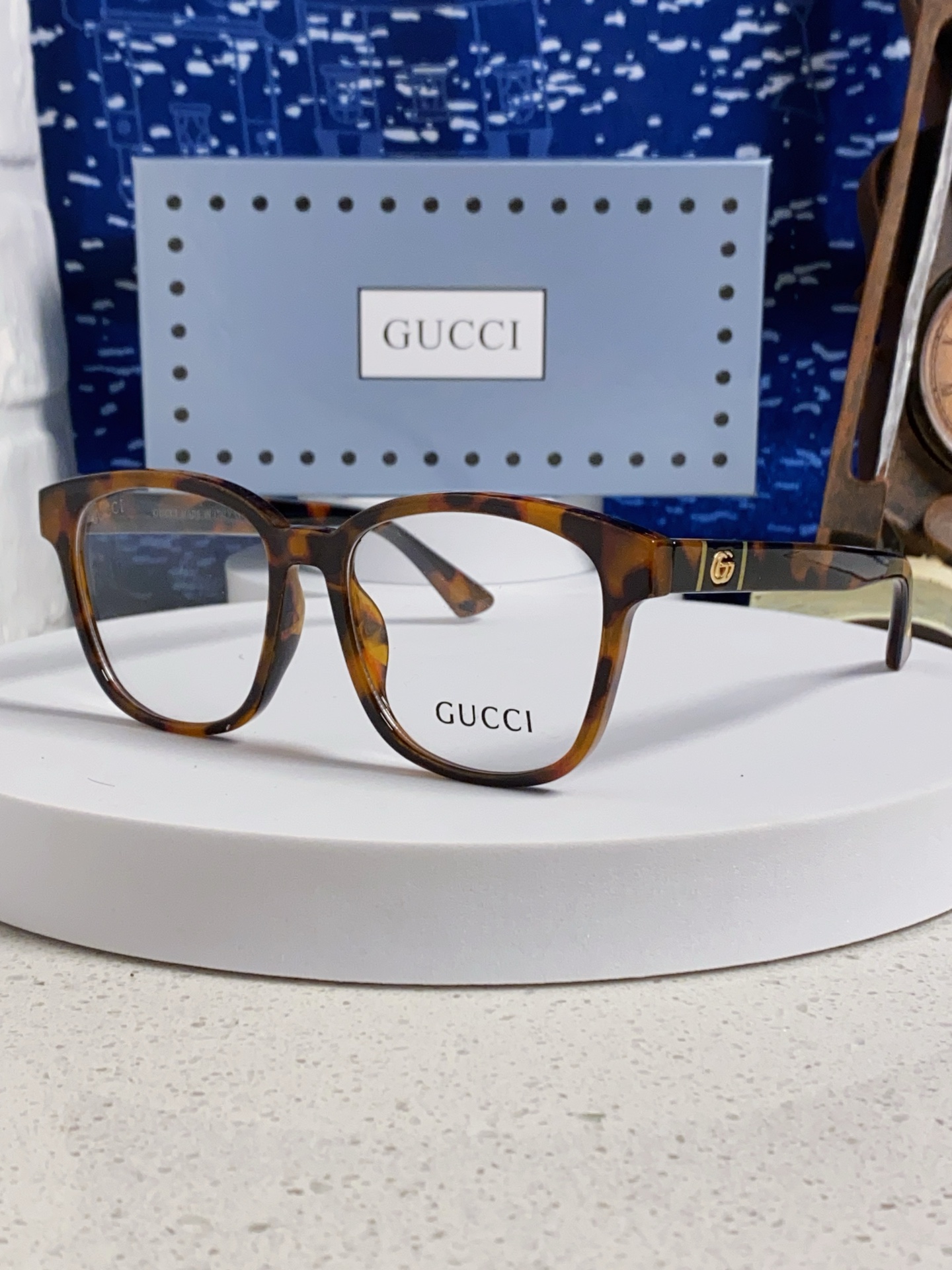  Gucci古奇 2025新款G家墨镜男女防晒防紫外线方形进口太阳眼镜GG0637