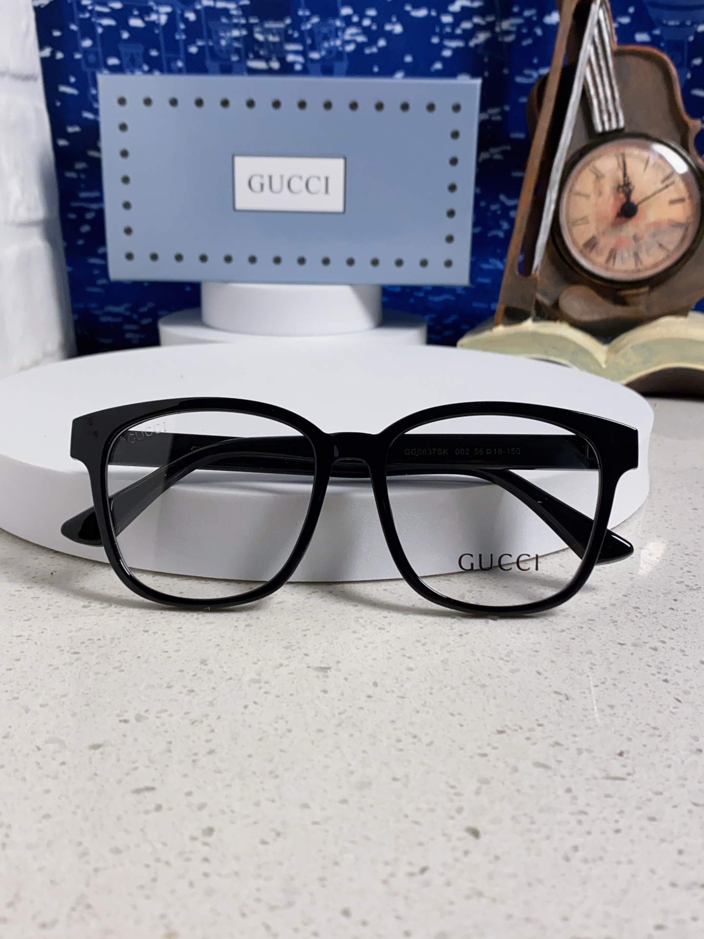  Gucci古奇 2025新款G家墨镜男女防晒防紫外线方形进口太阳眼镜GG0637