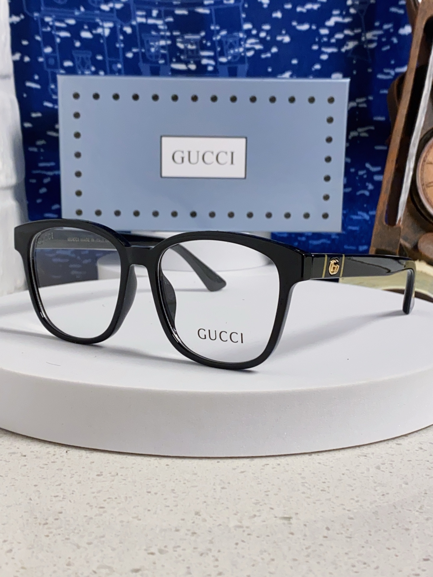  Gucci古奇 2025新款G家墨镜男女防晒防紫外线方形进口太阳眼镜GG0637