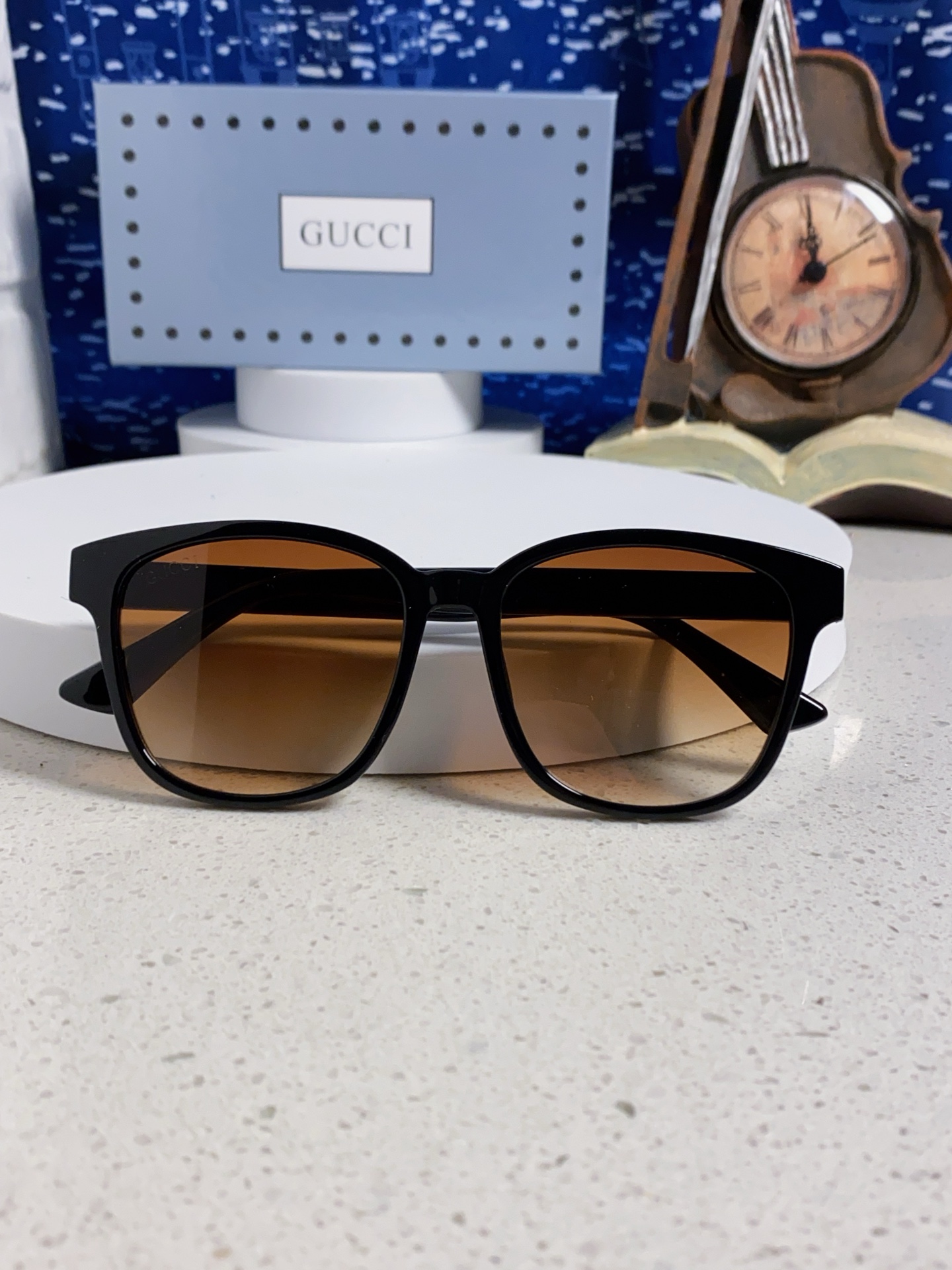  Gucci古奇 2025新款G家墨镜男女防晒防紫外线方形进口太阳眼镜GG0637