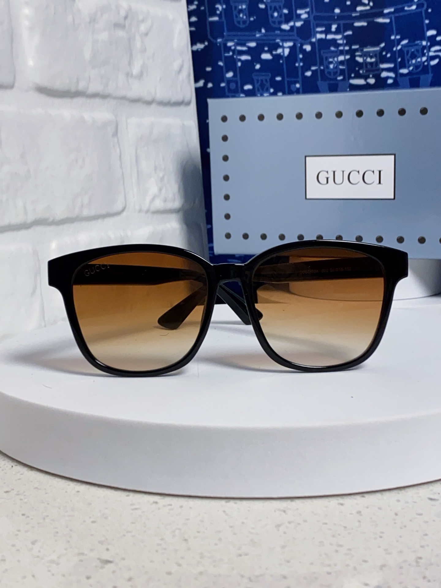  Gucci古奇 2025新款G家墨镜男女防晒防紫外线方形进口太阳眼镜GG0637