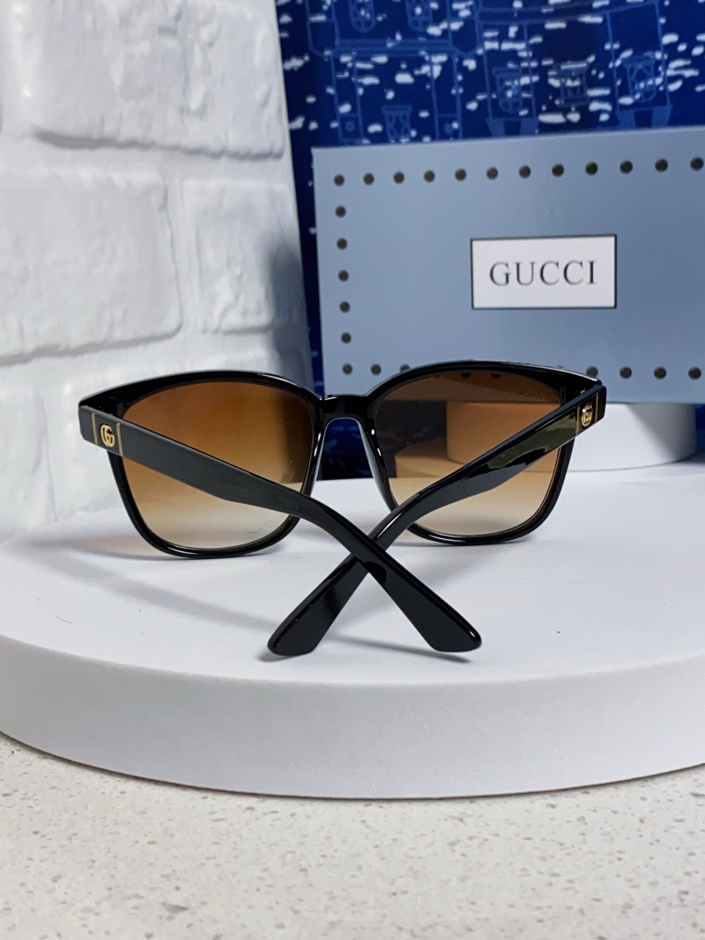  Gucci古奇 2025新款G家墨镜男女防晒防紫外线方形进口太阳眼镜GG0637