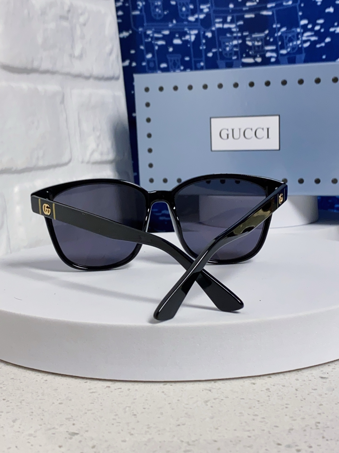  Gucci古奇 2025新款G家墨镜男女防晒防紫外线方形进口太阳眼镜GG0637