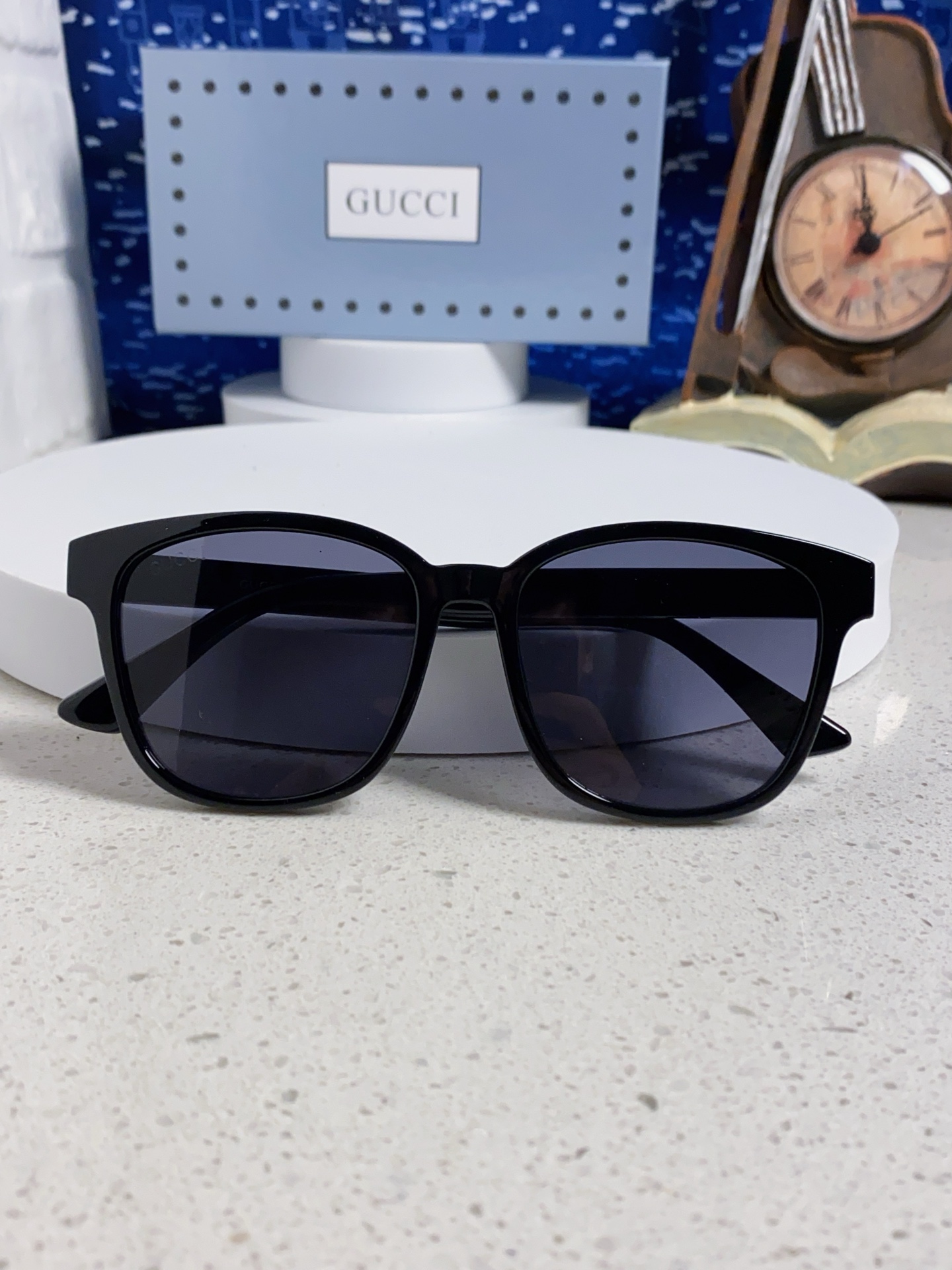  Gucci古奇 2025新款G家墨镜男女防晒防紫外线方形进口太阳眼镜GG0637