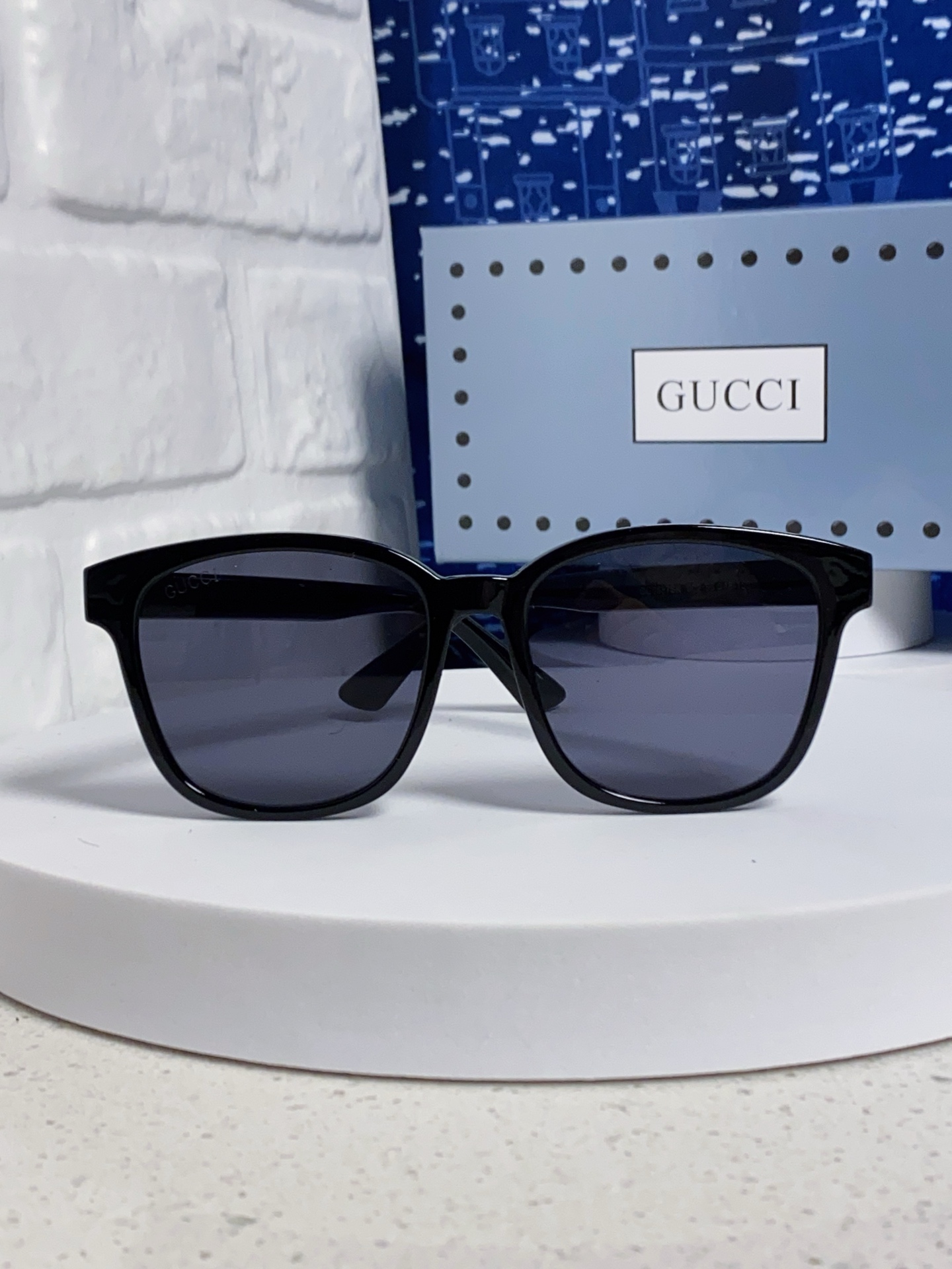  Gucci古奇 2025新款G家墨镜男女防晒防紫外线方形进口太阳眼镜GG0637