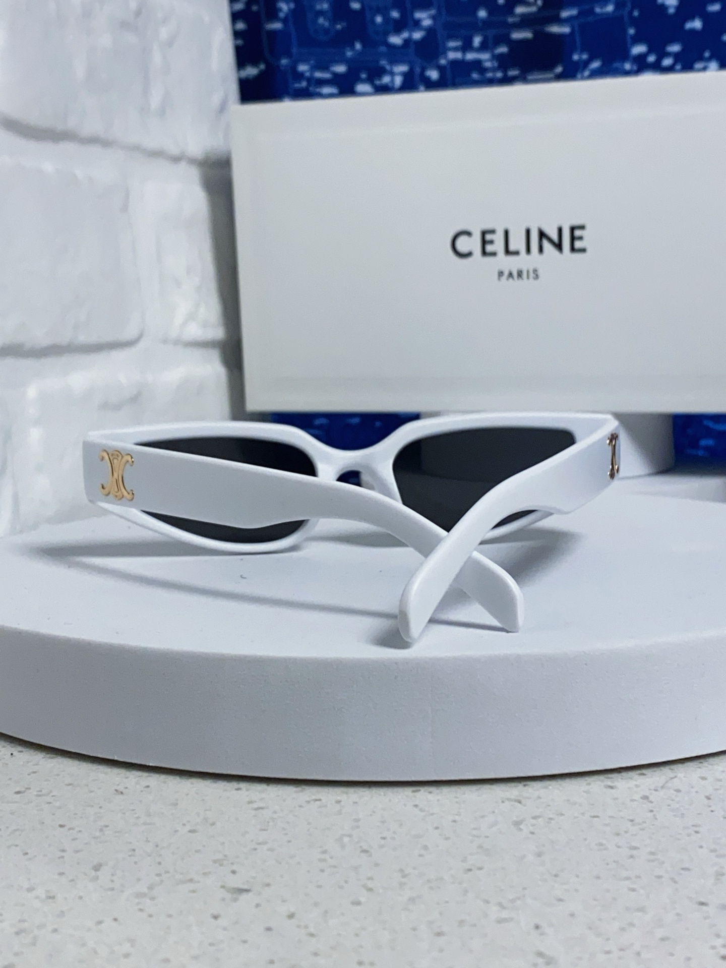  Celine赛琳 2025新款猫眼墨镜男女 春夏高级太阳镜防风防紫外线防晒 