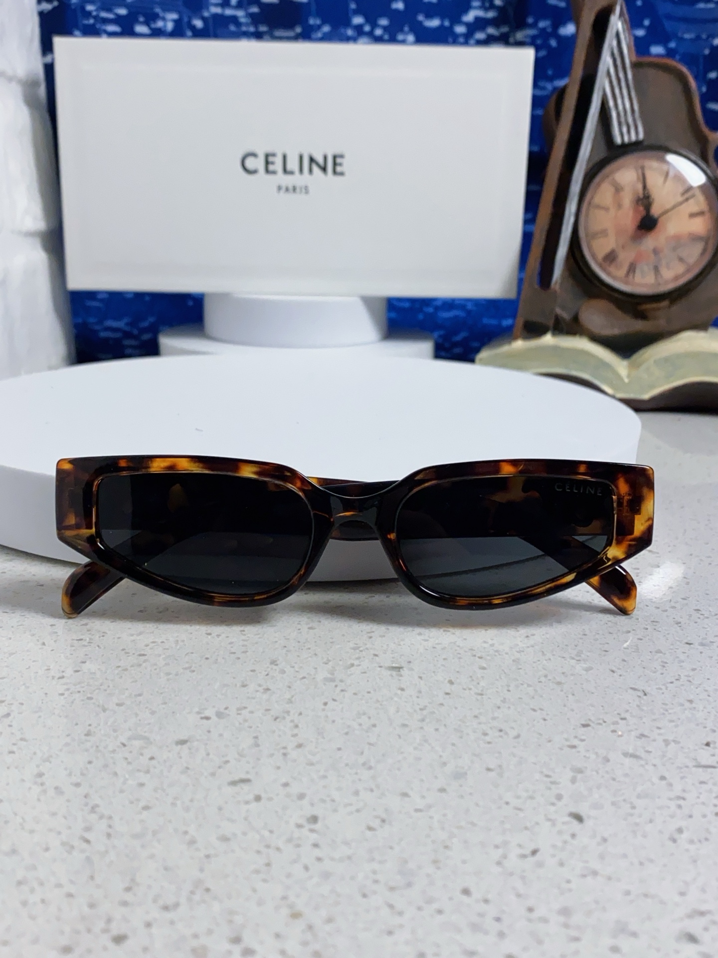 Celine赛琳 2025新款猫眼墨镜男女 春夏高级太阳镜防风防紫外线防晒 