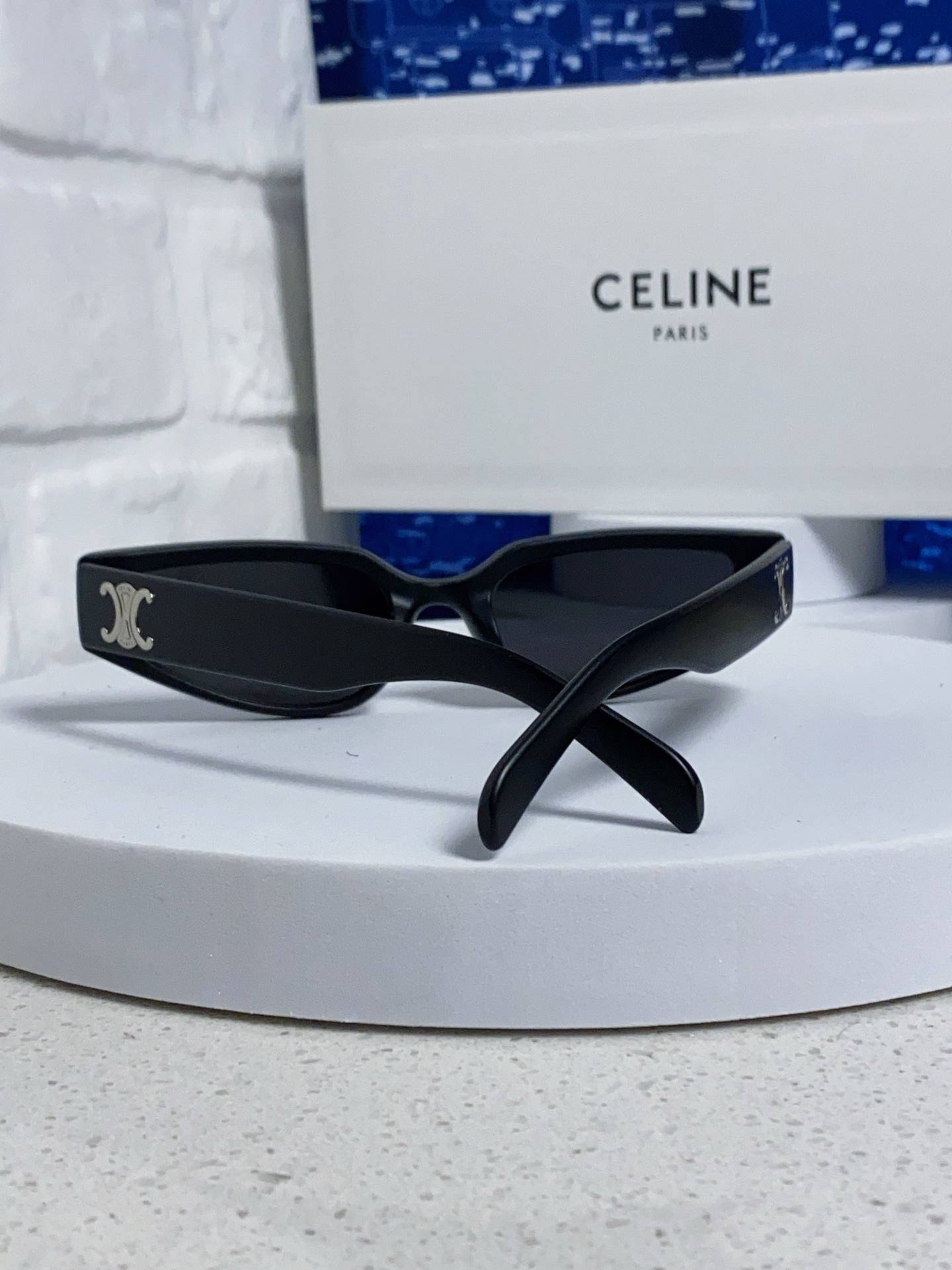 Celine赛琳 2025新款猫眼墨镜男女 春夏高级太阳镜防风防紫外线防晒 