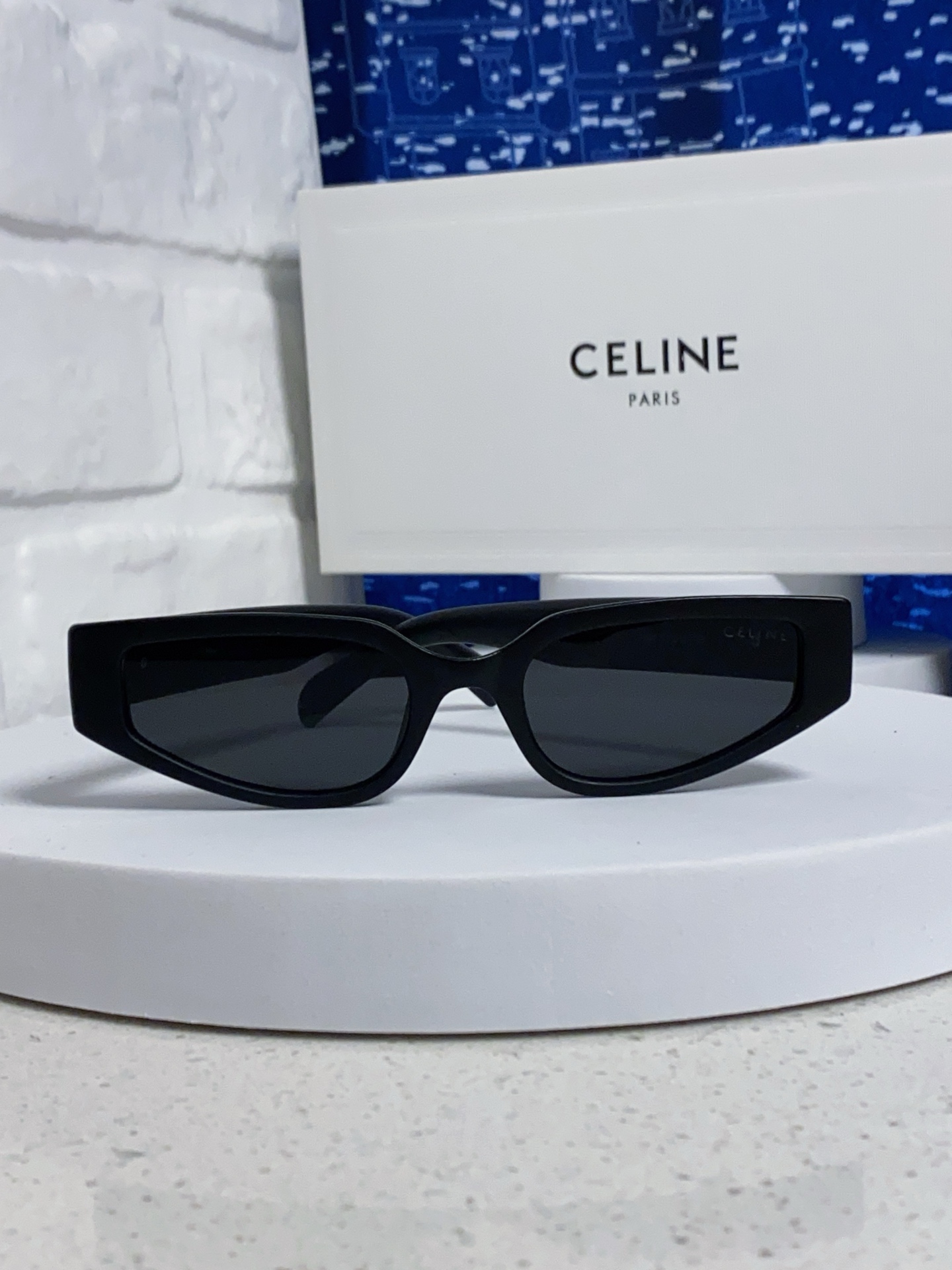  Celine赛琳 2025新款猫眼墨镜男女 春夏高级太阳镜防风防紫外线防晒 