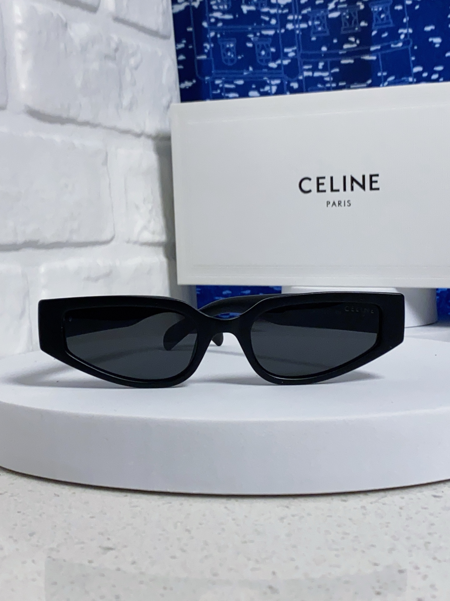  Celine赛琳 2025新款猫眼墨镜男女 春夏高级太阳镜防风防紫外线防晒 