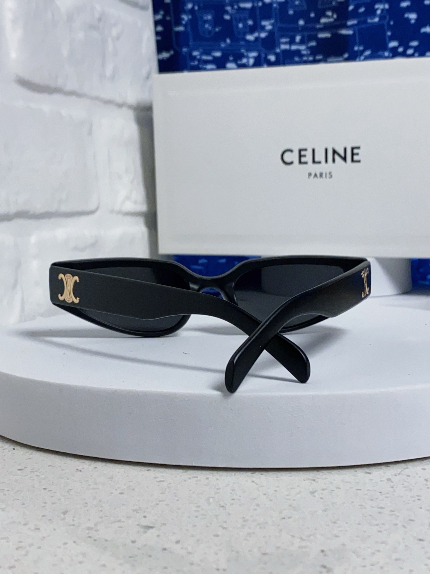  Celine赛琳 2025新款猫眼墨镜男女 春夏高级太阳镜防风防紫外线防晒 