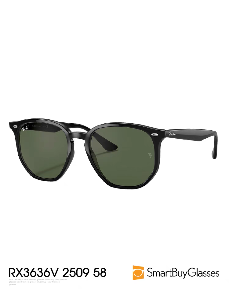  RayBan雷朋 2025新款太阳镜不规则多边形眼镜大框防晒 男女墨镜 RB4306