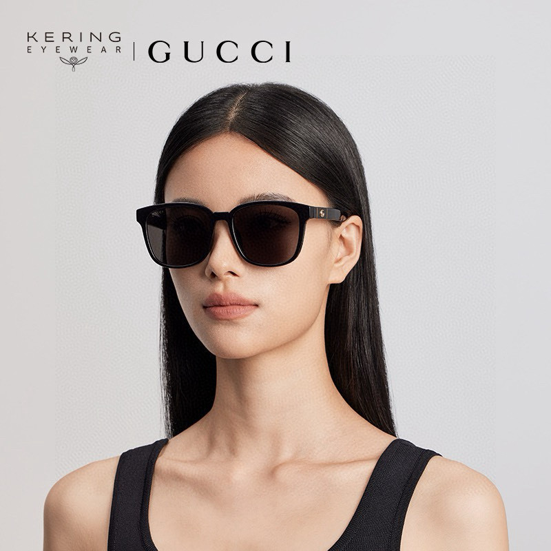  Gucci古奇 2025新款G家墨镜男女防晒防紫外线方形进口太阳眼镜GG0637