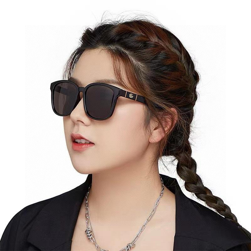  Gucci古奇 2025新款G家墨镜男女防晒防紫外线方形进口太阳眼镜GG0637