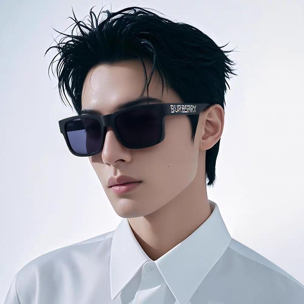  Burberry巴宝莉 2025新款墨镜男女同款巴宝莉太阳镜明星款眼镜护目镜 男士开车专用