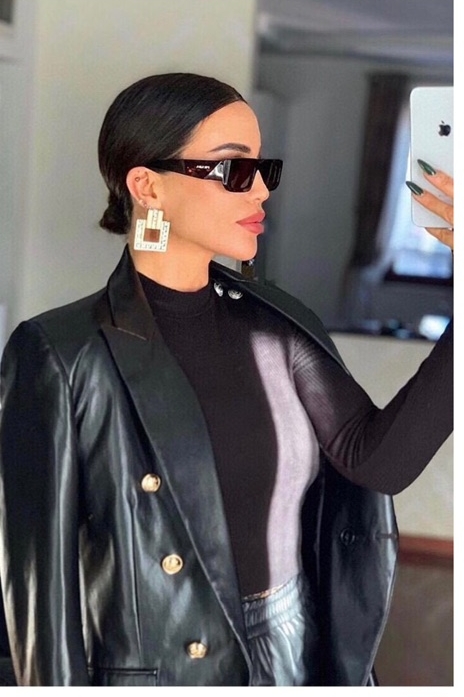  Prada普拉达 2025款欧美高端男女方框扮酷百搭太阳眼欧洲站明星同开车宽腿墨镜