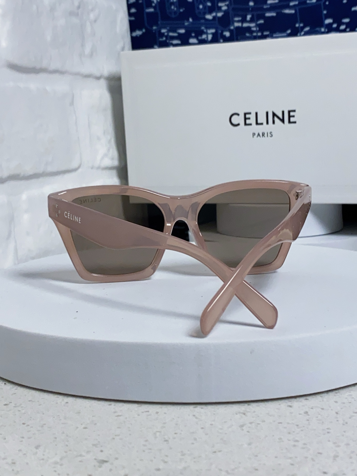  Celine赛琳 2025新品方形太阳眼镜女圆脸CL40041N时尚个性遮阳墨镜男女通用防紫外线