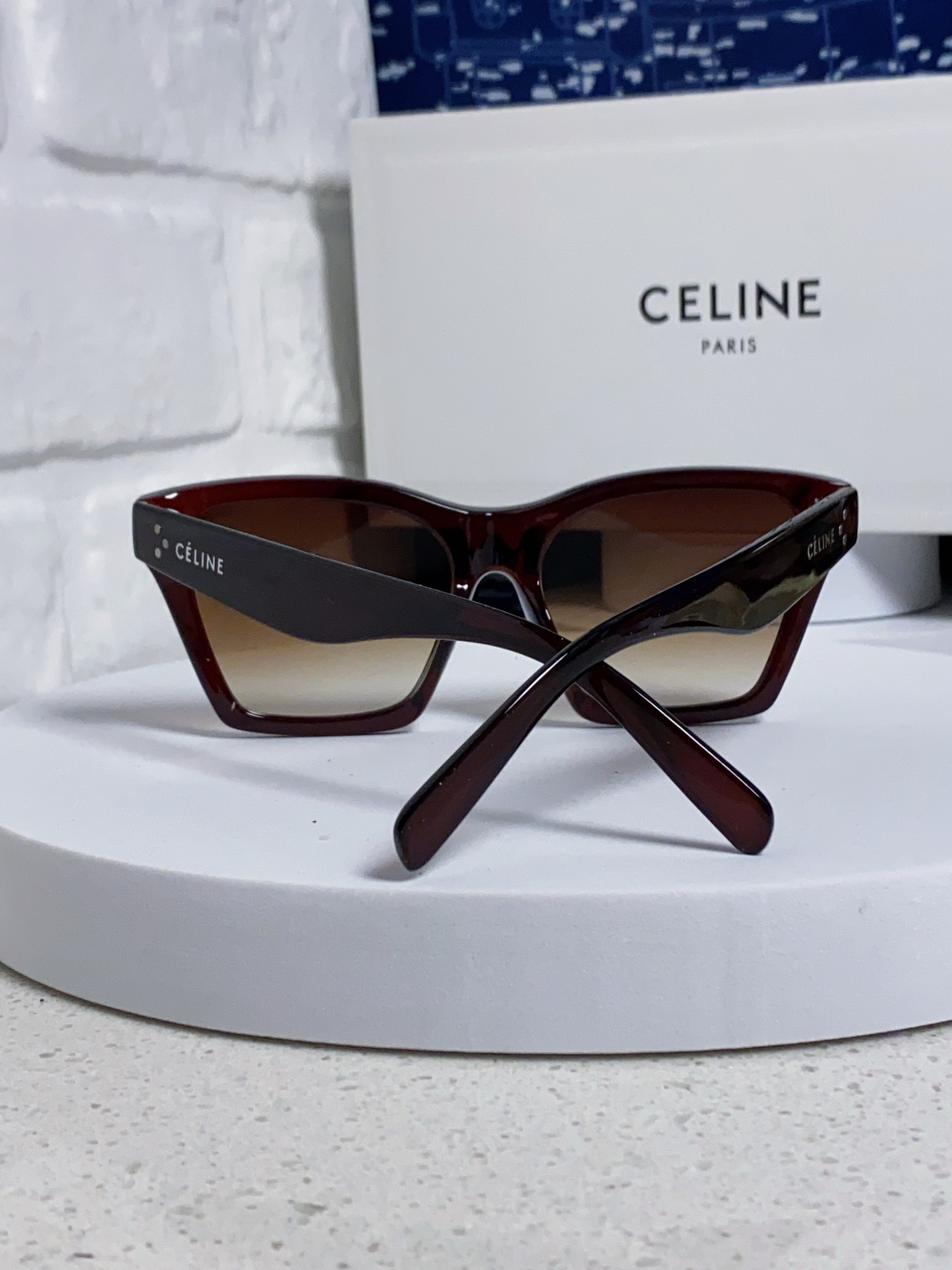  Celine赛琳 2025新品方形太阳眼镜女圆脸CL40041N时尚个性遮阳墨镜男女通用防紫外线
