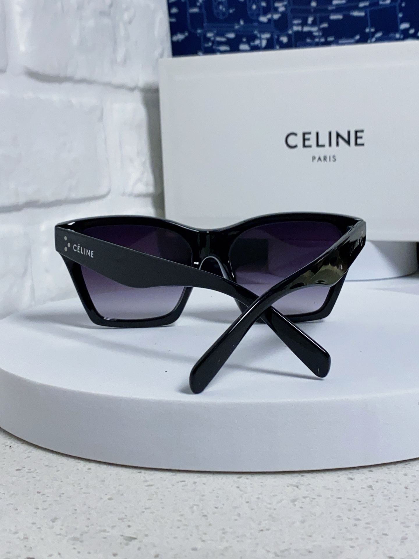  Celine赛琳 2025新品方形太阳眼镜女圆脸CL40041N时尚个性遮阳墨镜男女通用防紫外线