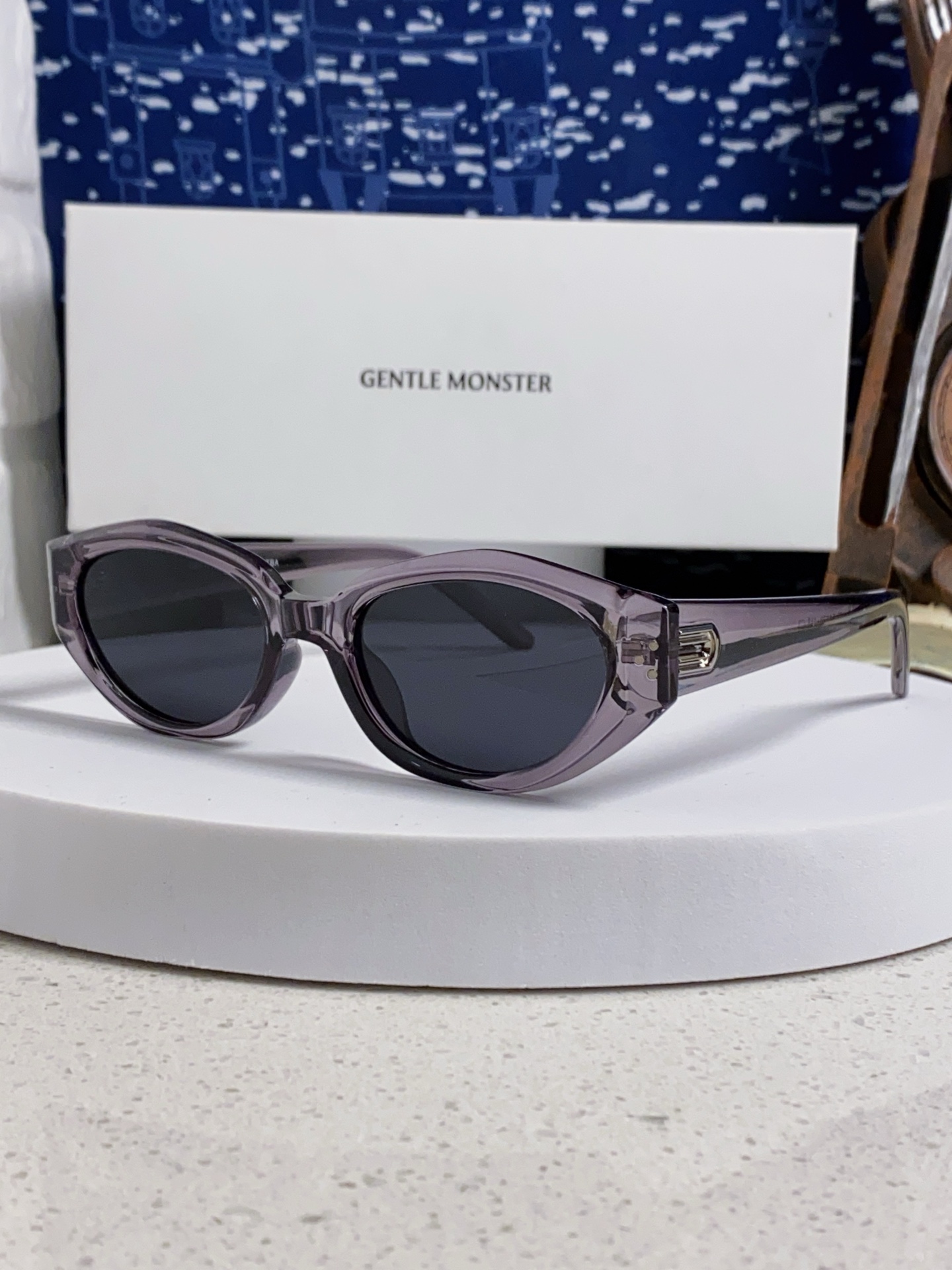   Gentle Moster(GM) 2025新款太阳眼镜男女士明星同款猫眼高级感防紫外线 型号：DA