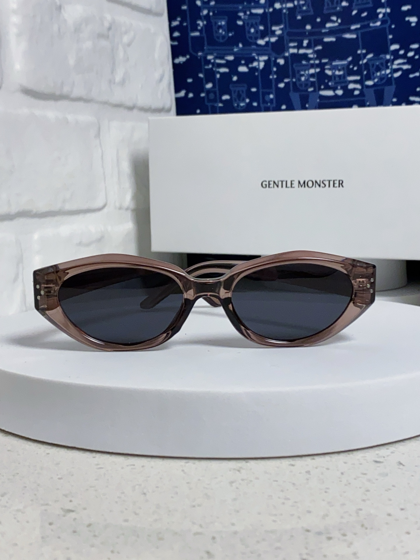   Gentle Moster(GM) 2025新款太阳眼镜男女士明星同款猫眼高级感防紫外线 型号：DA