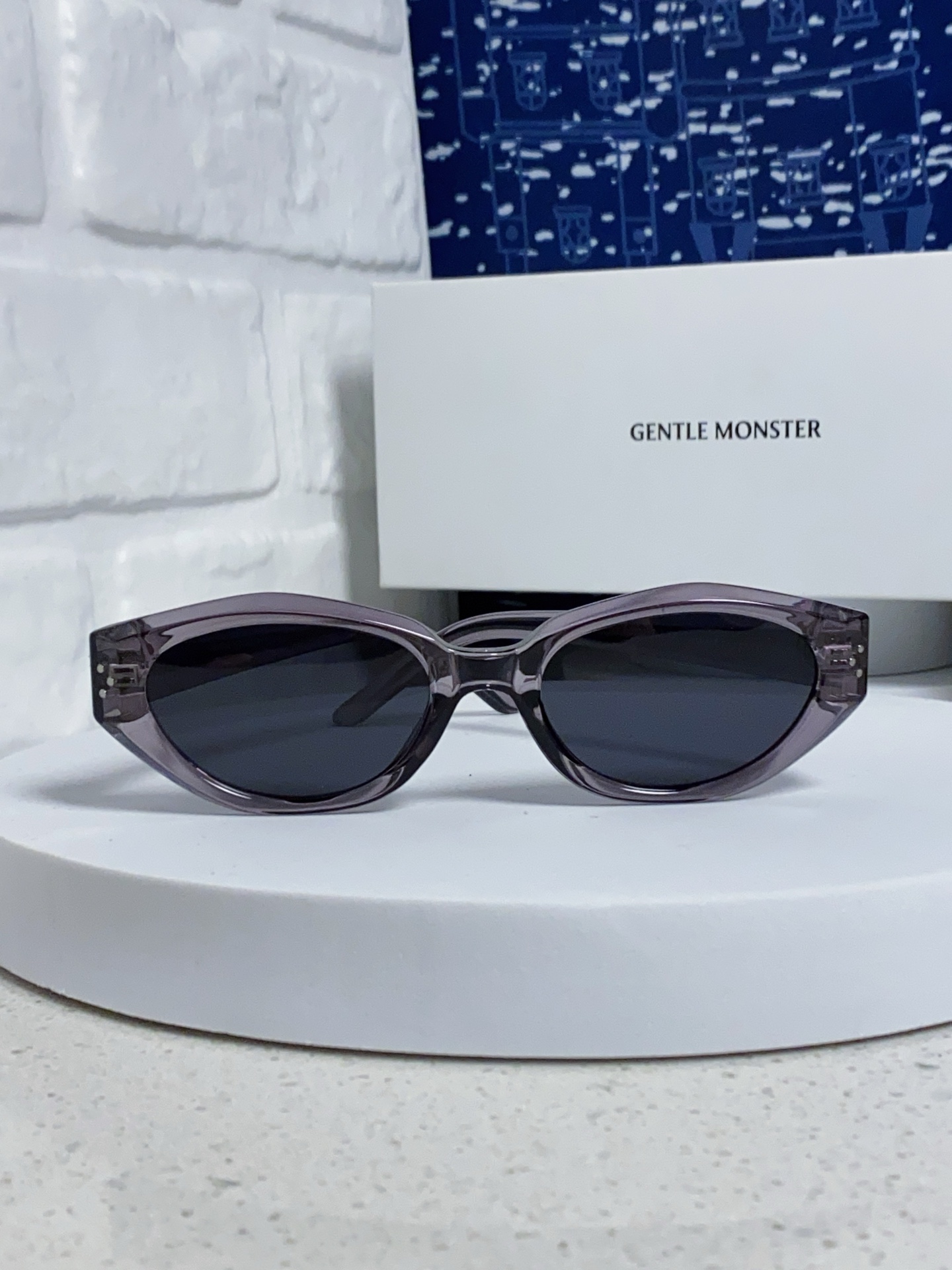   Gentle Moster(GM) 2025新款太阳眼镜男女士明星同款猫眼高级感防紫外线 型号：DA