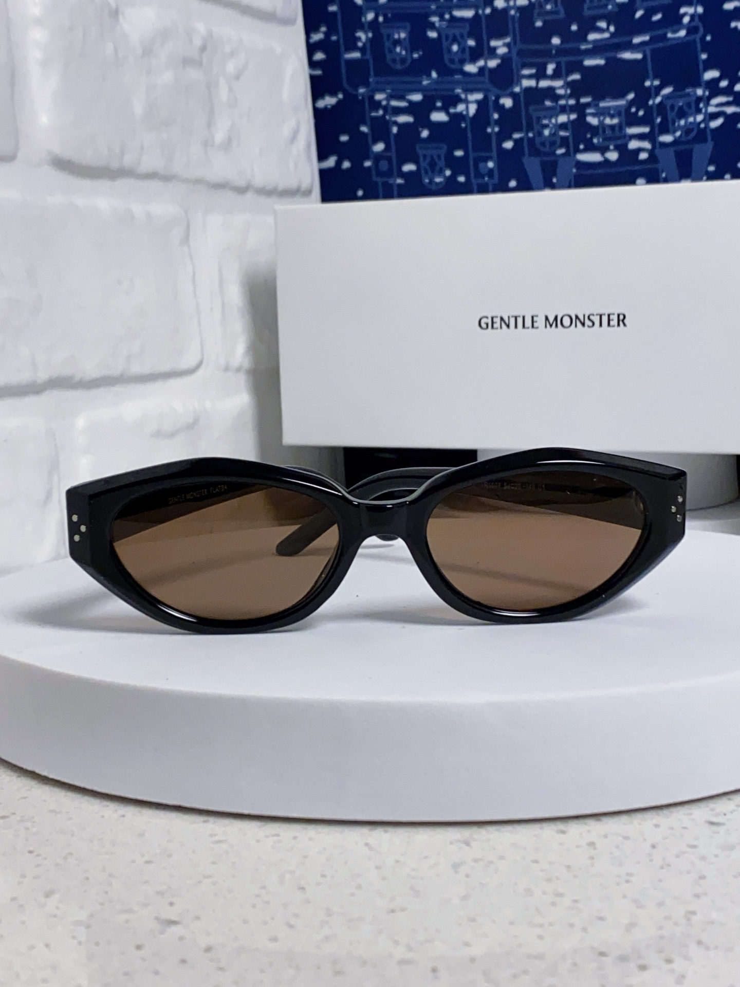   Gentle Moster(GM) 2025新款太阳眼镜男女士明星同款猫眼高级感防紫外线 型号：DA