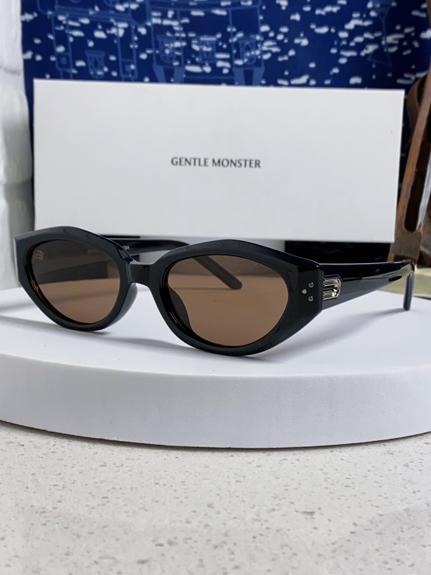   Gentle Moster(GM) 2025新款太阳眼镜男女士明星同款猫眼高级感防紫外线 型号：DA