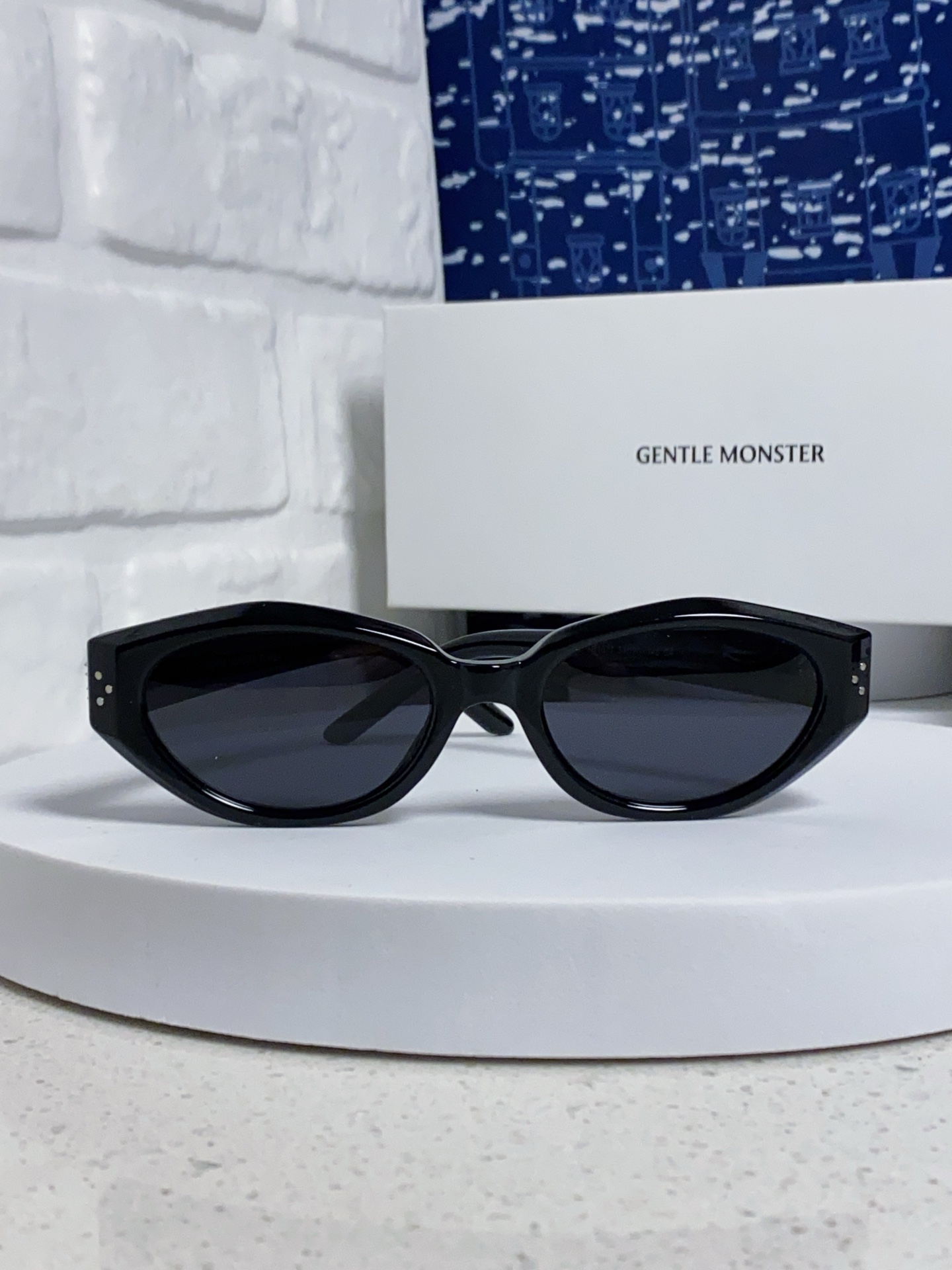   Gentle Moster(GM) 2025新款太阳眼镜男女士明星同款猫眼高级感防紫外线 型号：DA