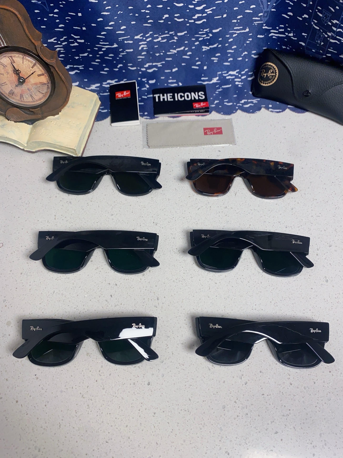  RayBan雷朋墨镜徒步旅行者 方形眼镜粗框男女防晒太阳镜 RB0840