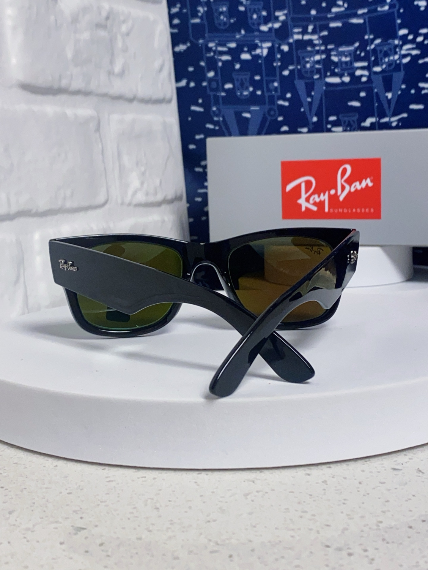  RayBan雷朋墨镜徒步旅行者 方形眼镜粗框男女防晒太阳镜 RB0840