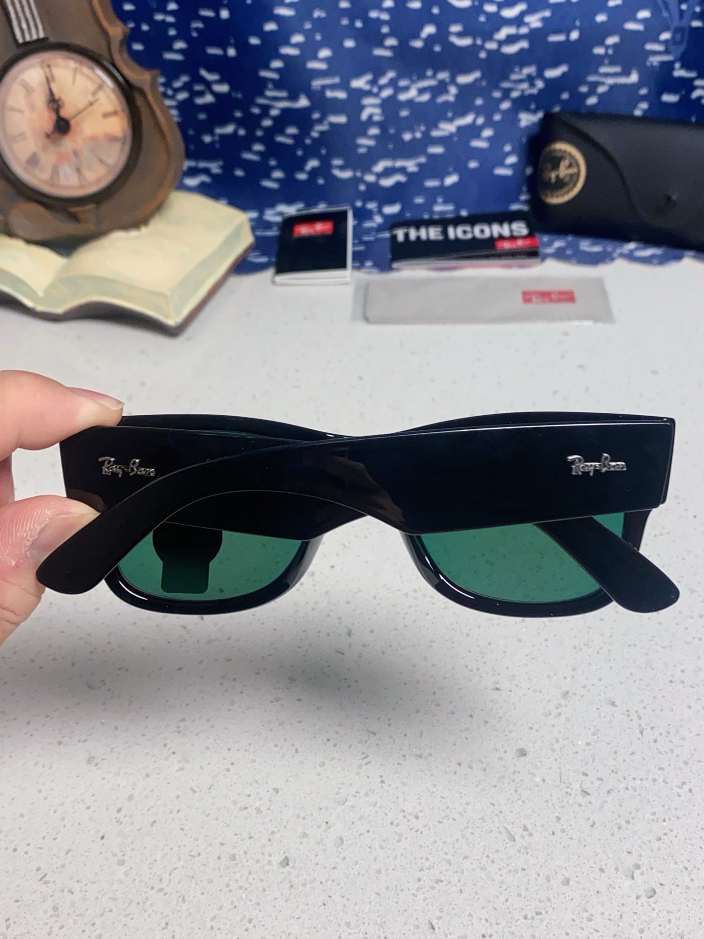  RayBan雷朋墨镜徒步旅行者 方形眼镜粗框男女防晒太阳镜 RB0840