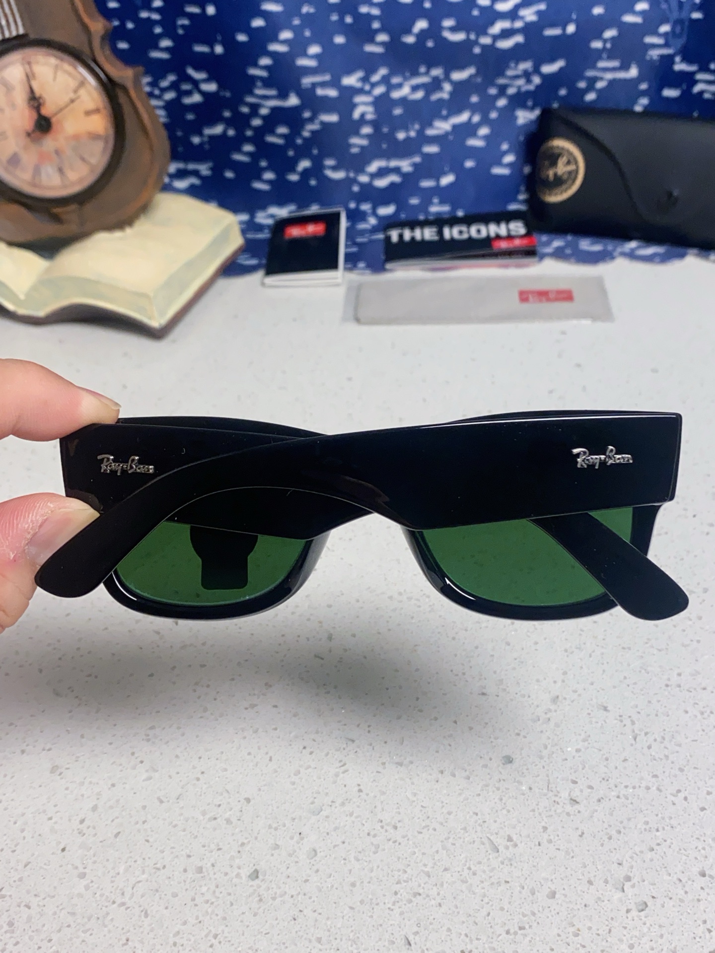  RayBan雷朋墨镜徒步旅行者 方形眼镜粗框男女防晒太阳镜 RB0840