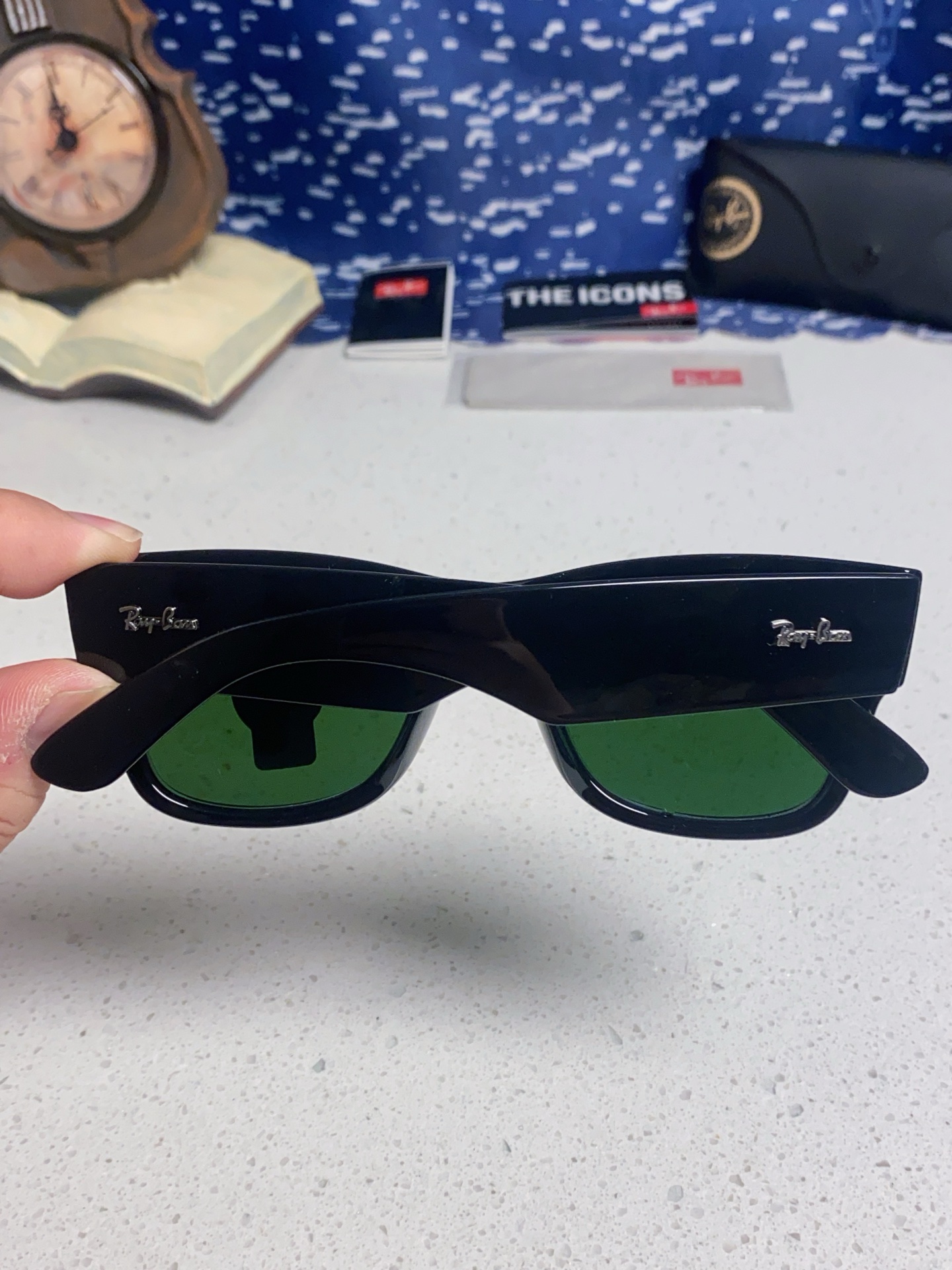 RayBan雷朋墨镜徒步旅行者 方形眼镜粗框男女防晒太阳镜 RB0840