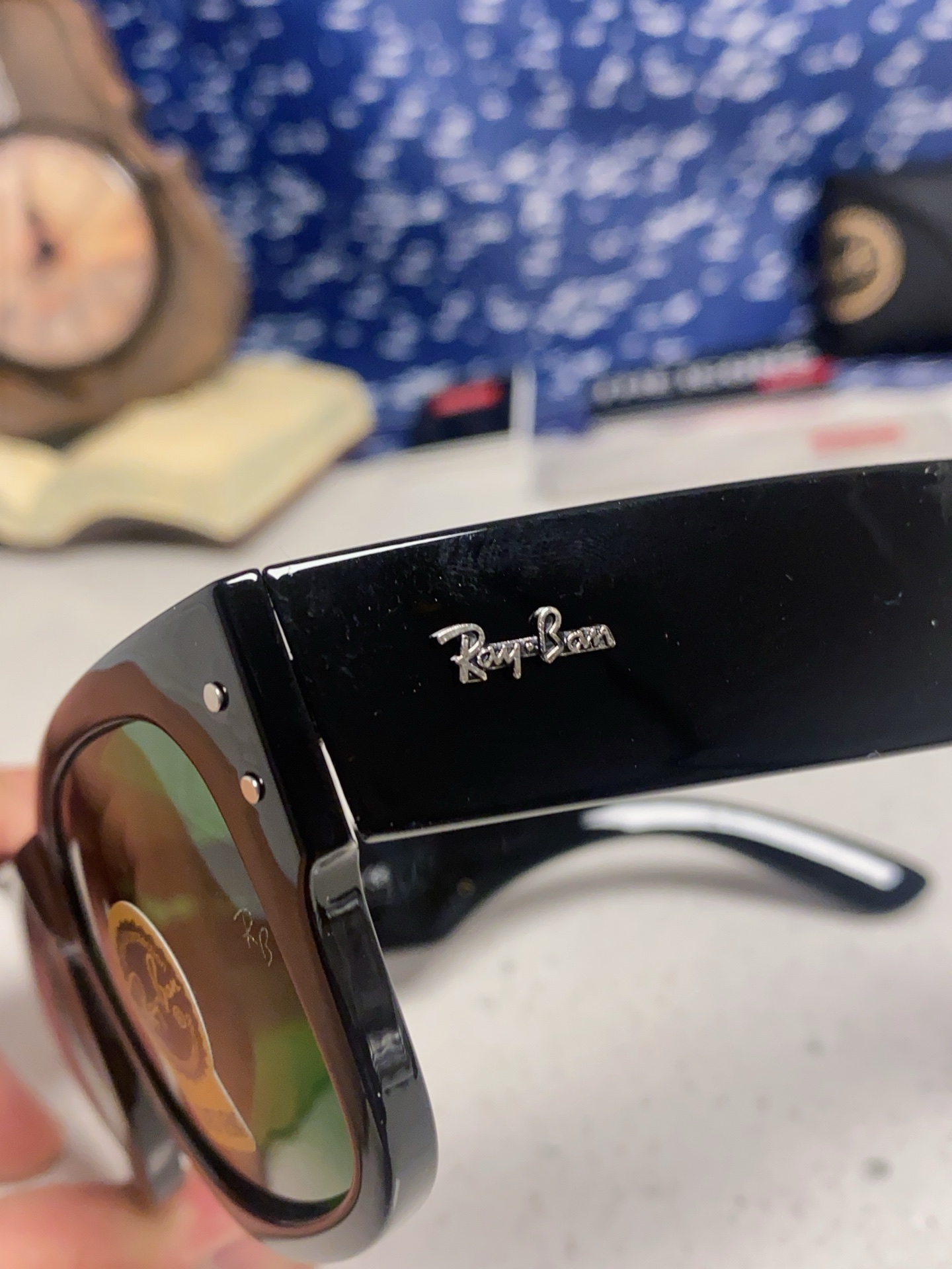  RayBan雷朋墨镜徒步旅行者 方形眼镜粗框男女防晒太阳镜 RB0840