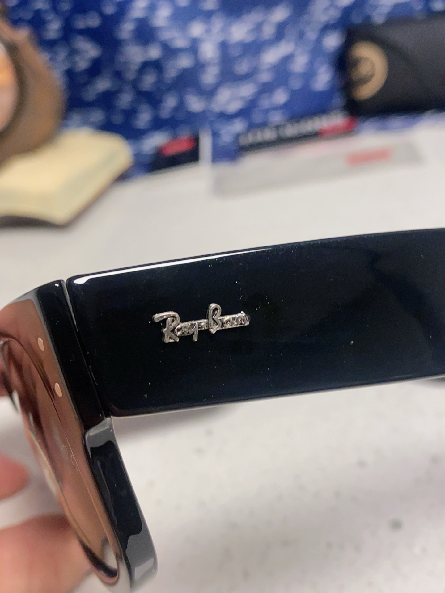  RayBan雷朋墨镜徒步旅行者 方形眼镜粗框男女防晒太阳镜 RB0840