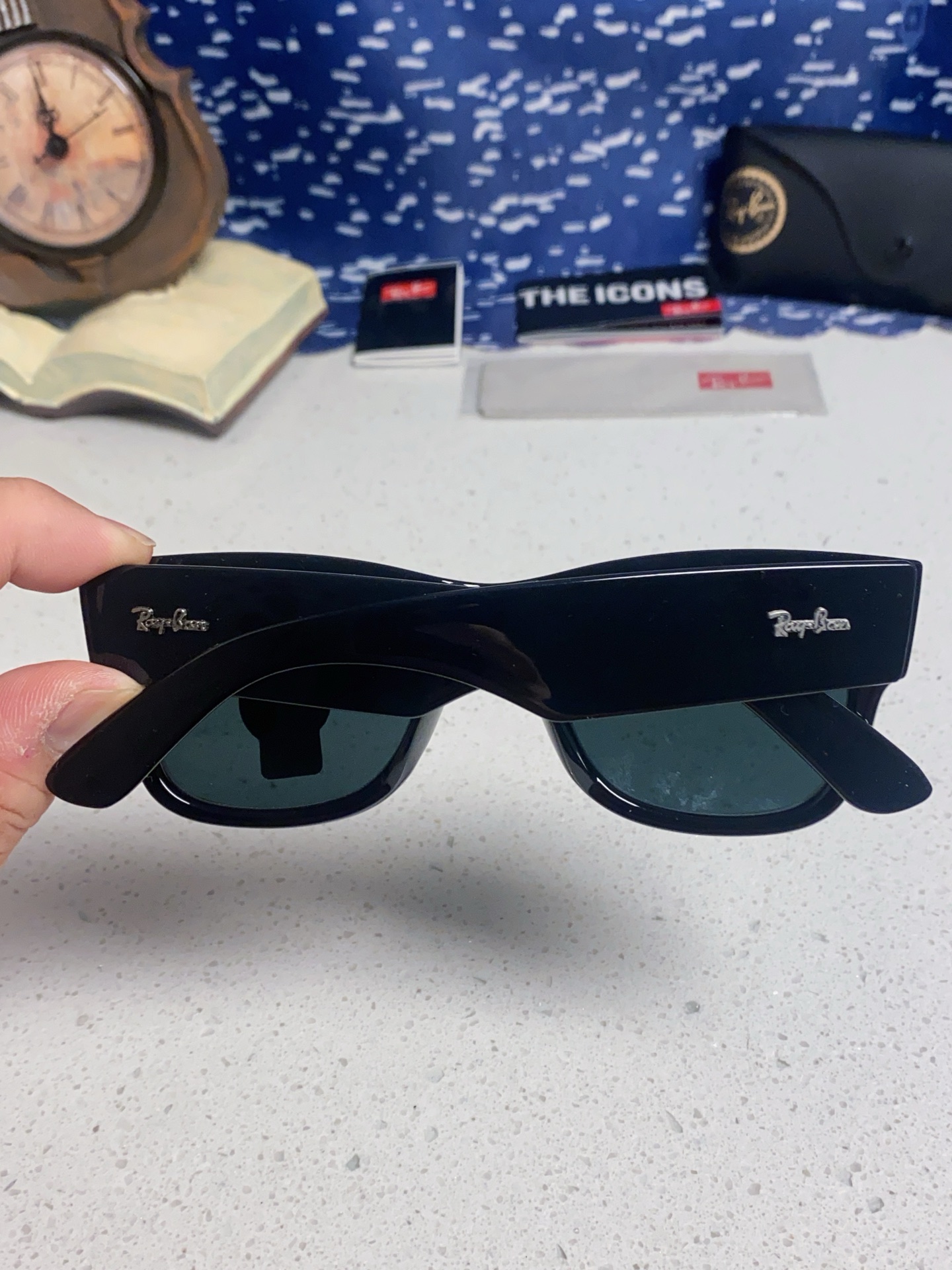  RayBan雷朋墨镜徒步旅行者 方形眼镜粗框男女防晒太阳镜 RB0840