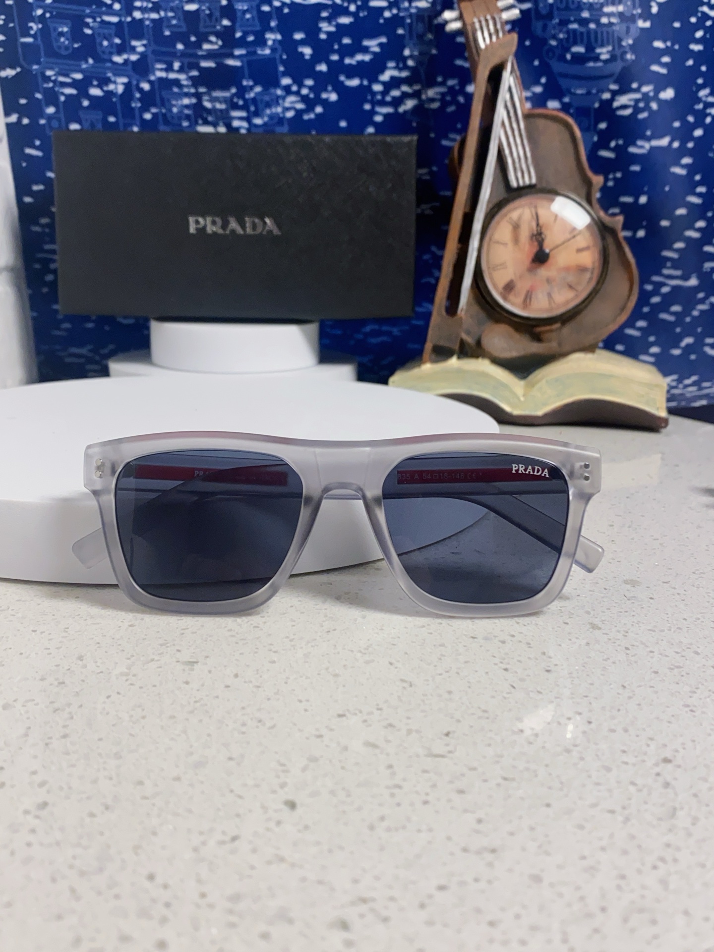 Prada普拉达 2025款欧美高端男方框简约休闲太阳眼欧洲站博主开车超轻运动墨镜