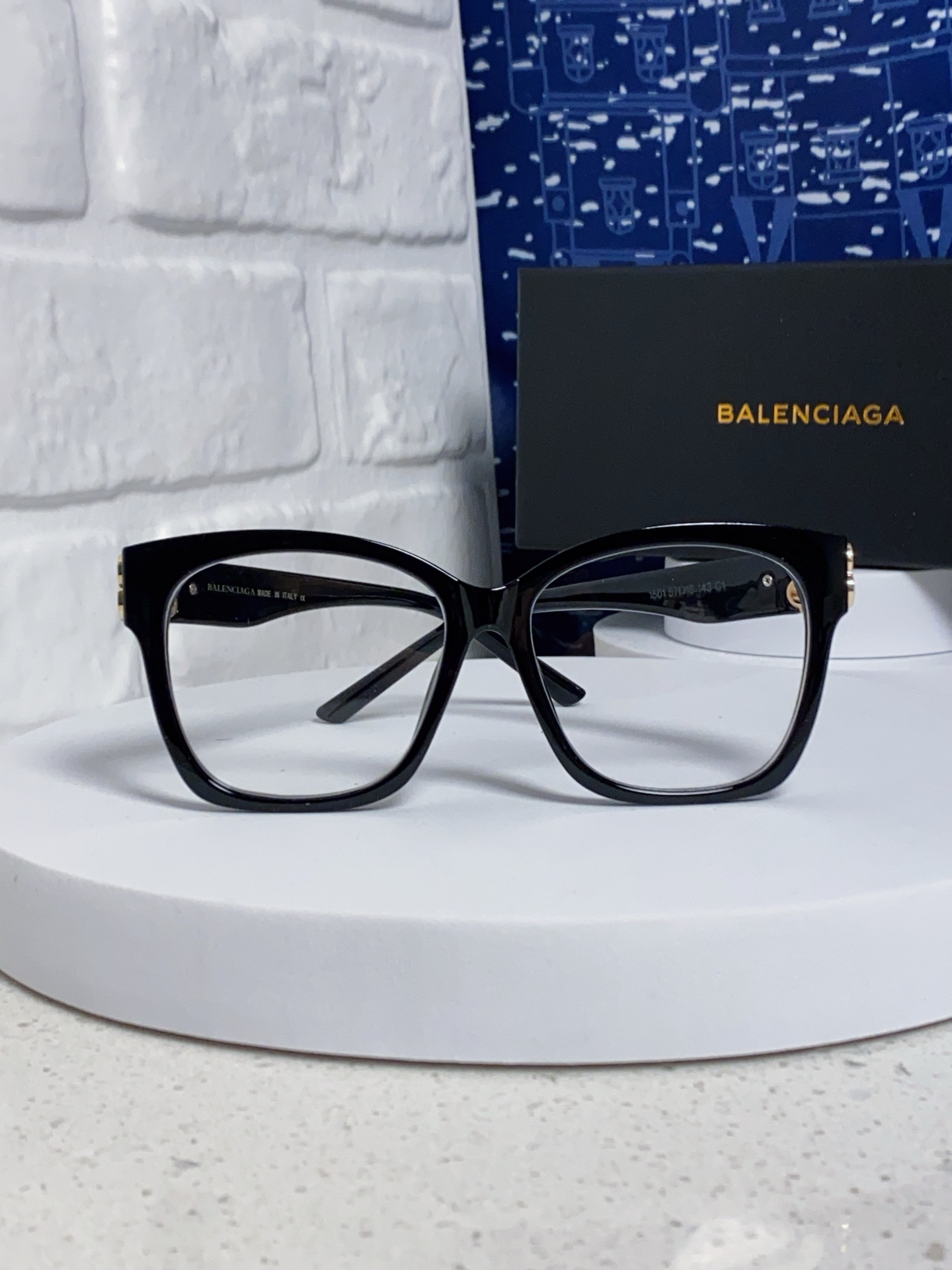  BALENCIAGA巴黎世家 2025新款虞书欣同款蝶形双B墨镜女高级感光学眼镜 BB0102SA 