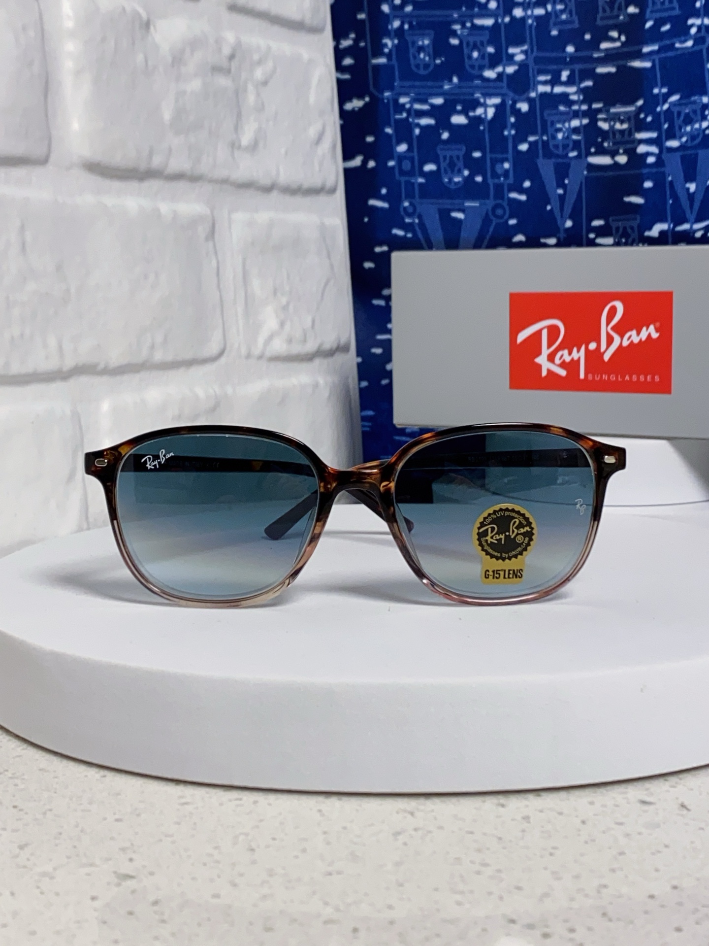 RayBan雷朋 潮牌 复古时尚潮流防紫外线太阳镜 水晶玻璃镜片 RB2193